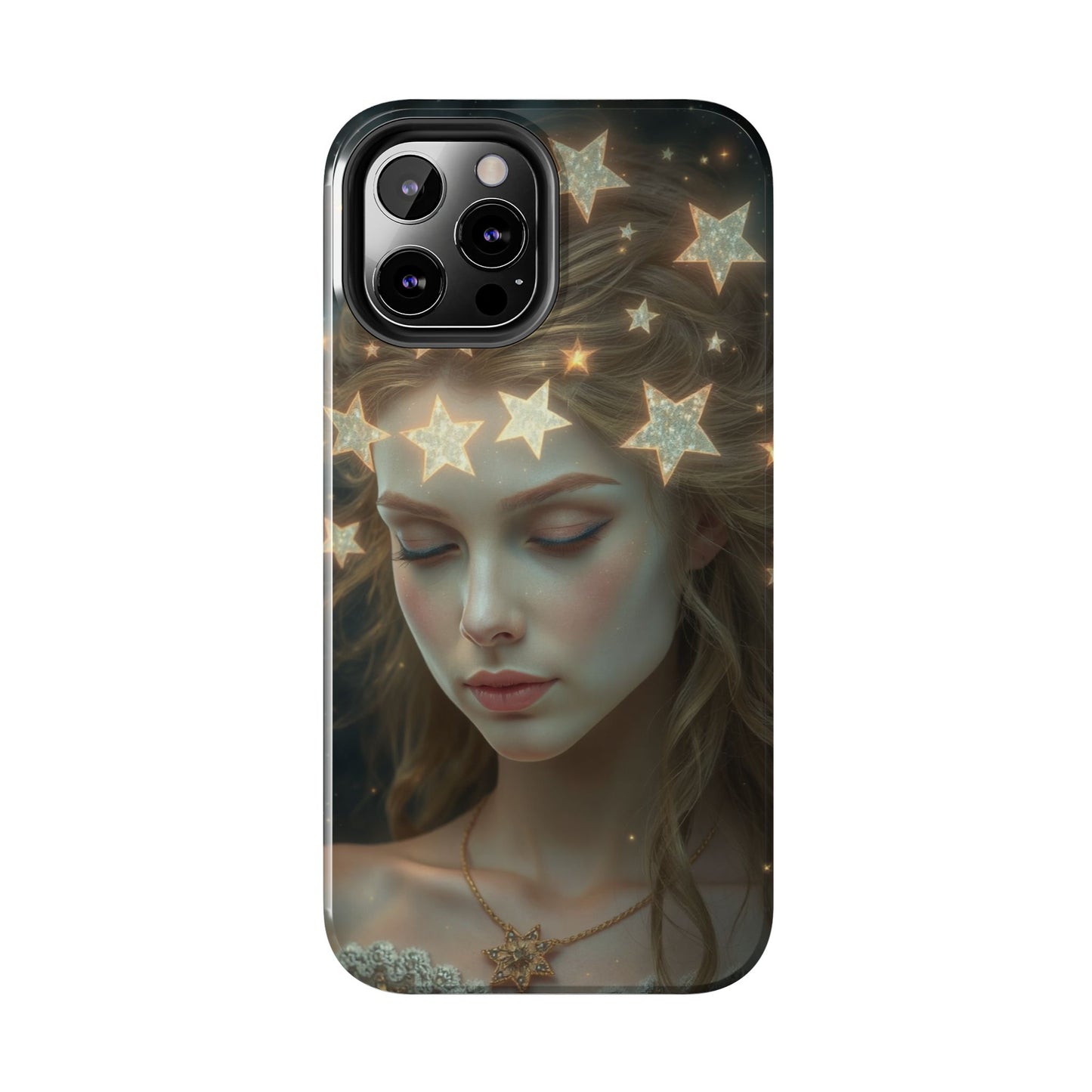Celestial Dream Tough Phone Case - Artistic Starry Design for Style Enthusiasts