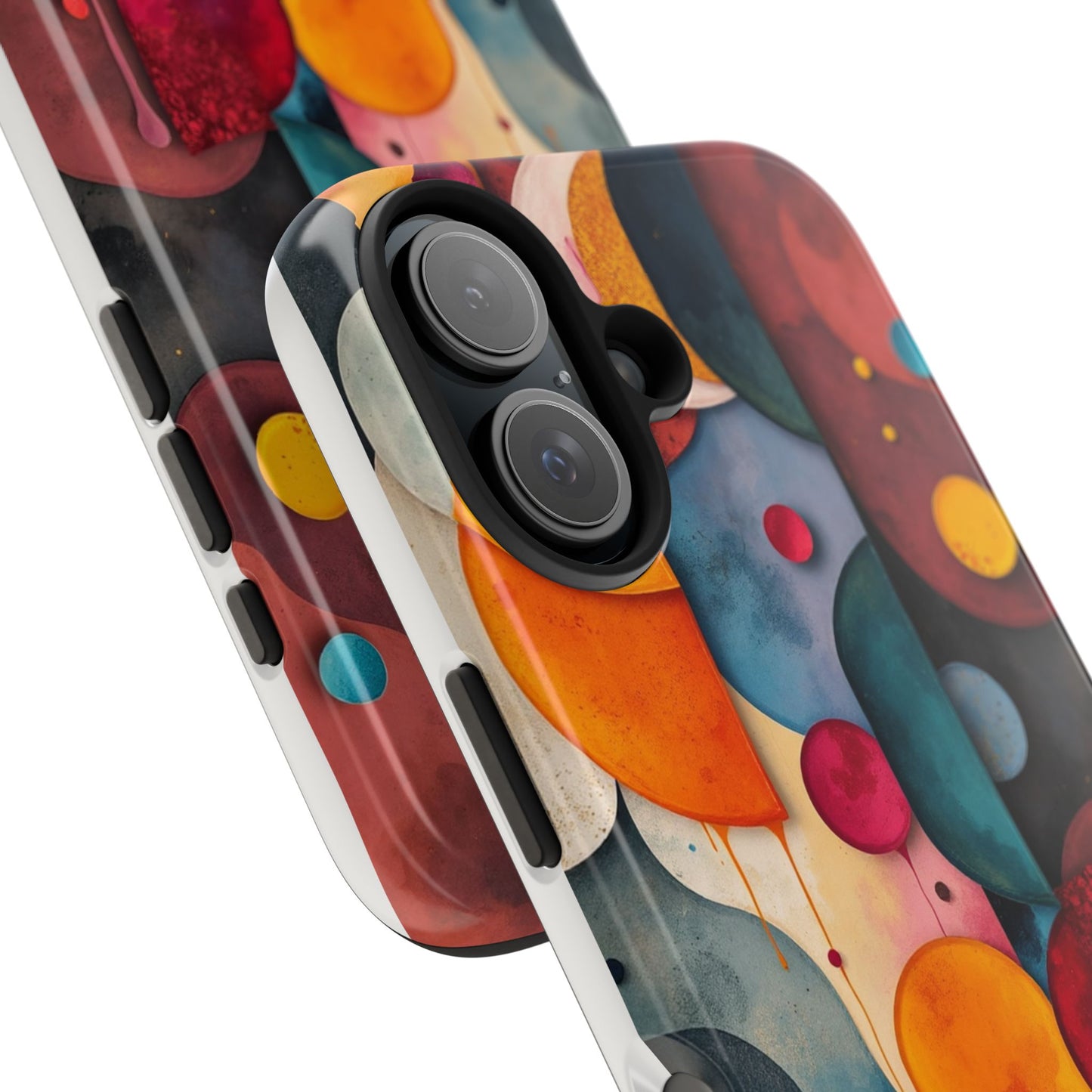Artistic Tough Phone Cases - Colorful Abstract Design for Trendy Protection - for iPhone
