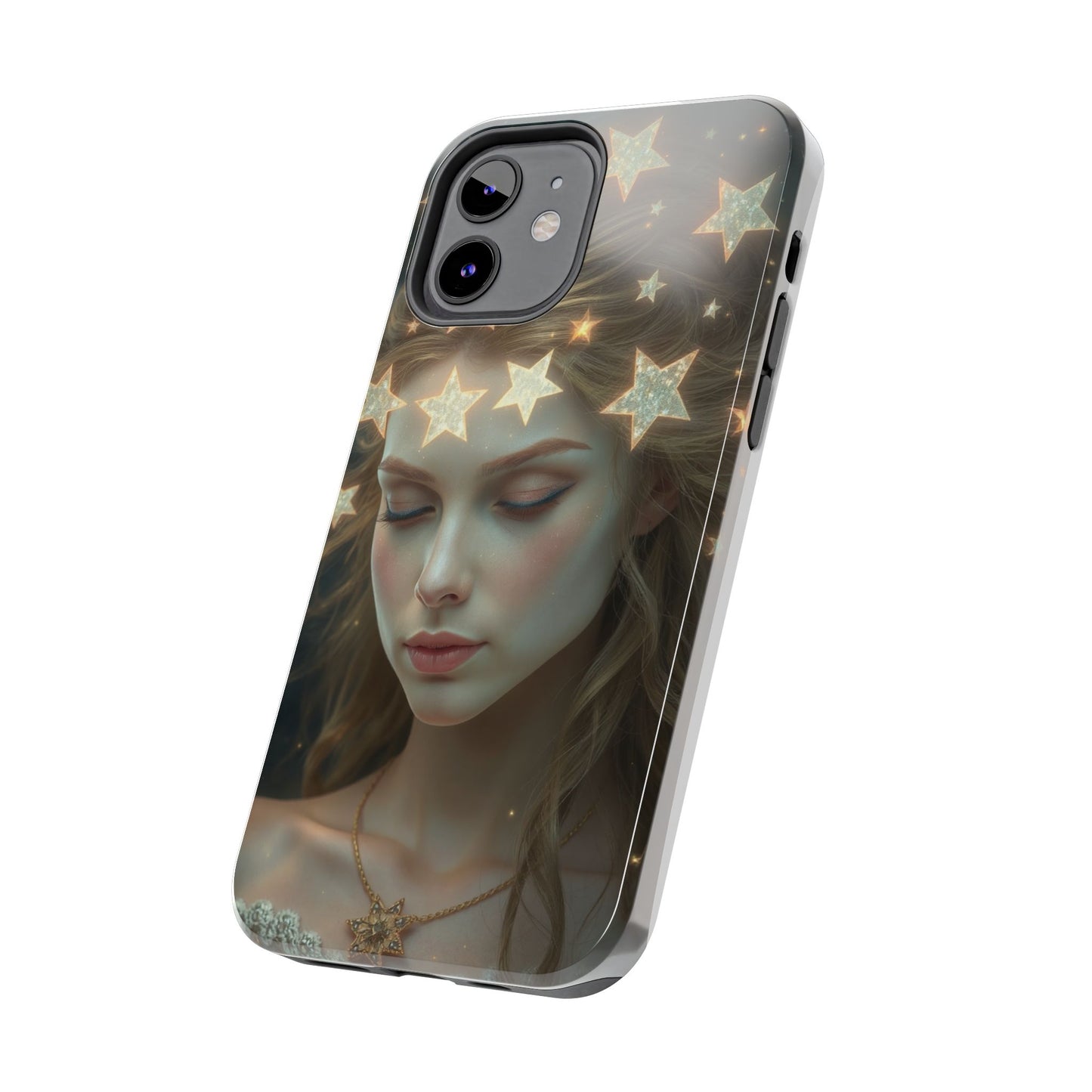 Celestial Dream Tough Phone Case - Artistic Starry Design for Style Enthusiasts