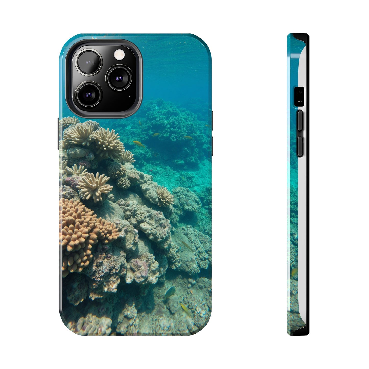 Coral Reef Tough Phone Case - Ocean Vibes Protection for Adventure Lovers