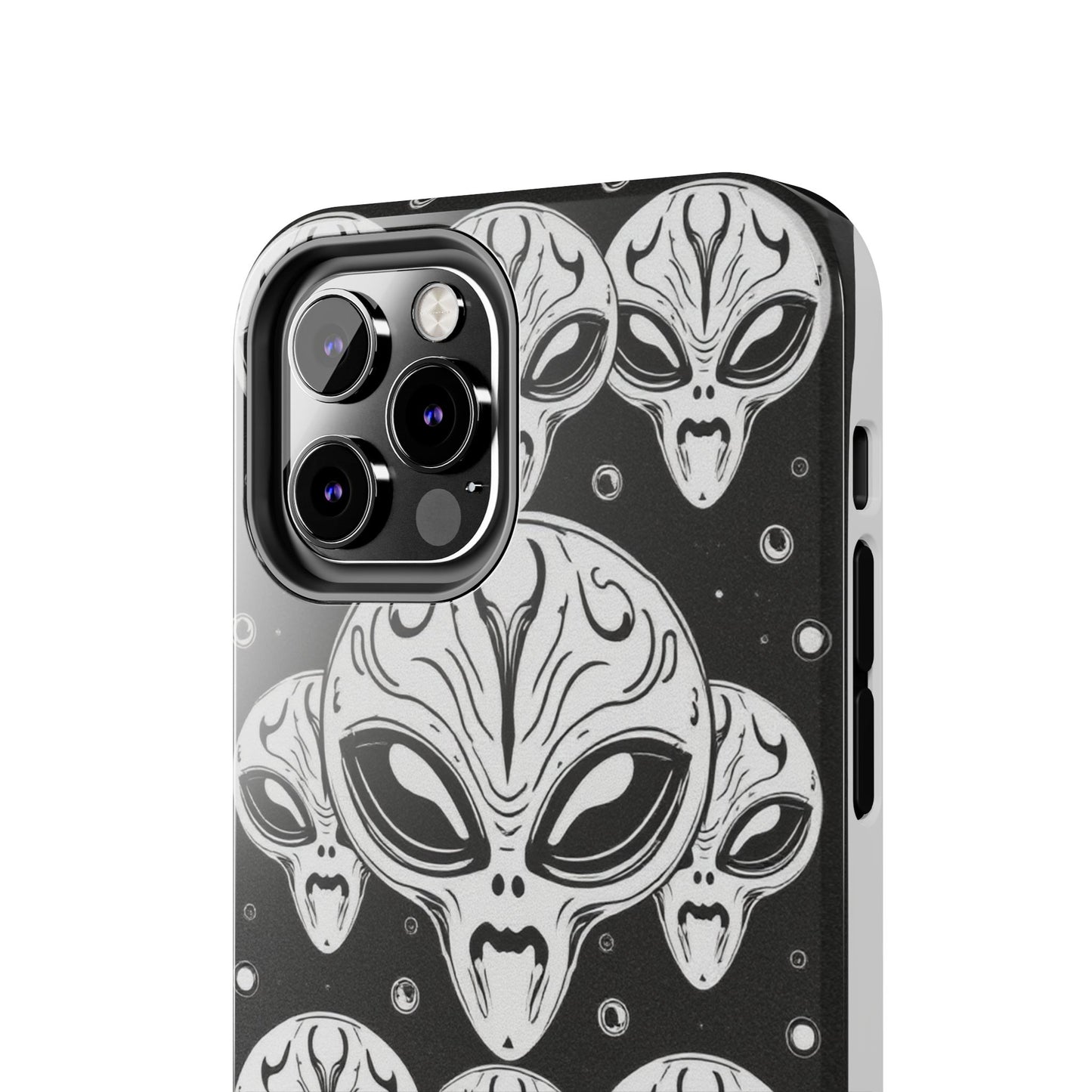 Alien Pattern Tough Phone Case - Durable Protection with Out-of-This-World Design