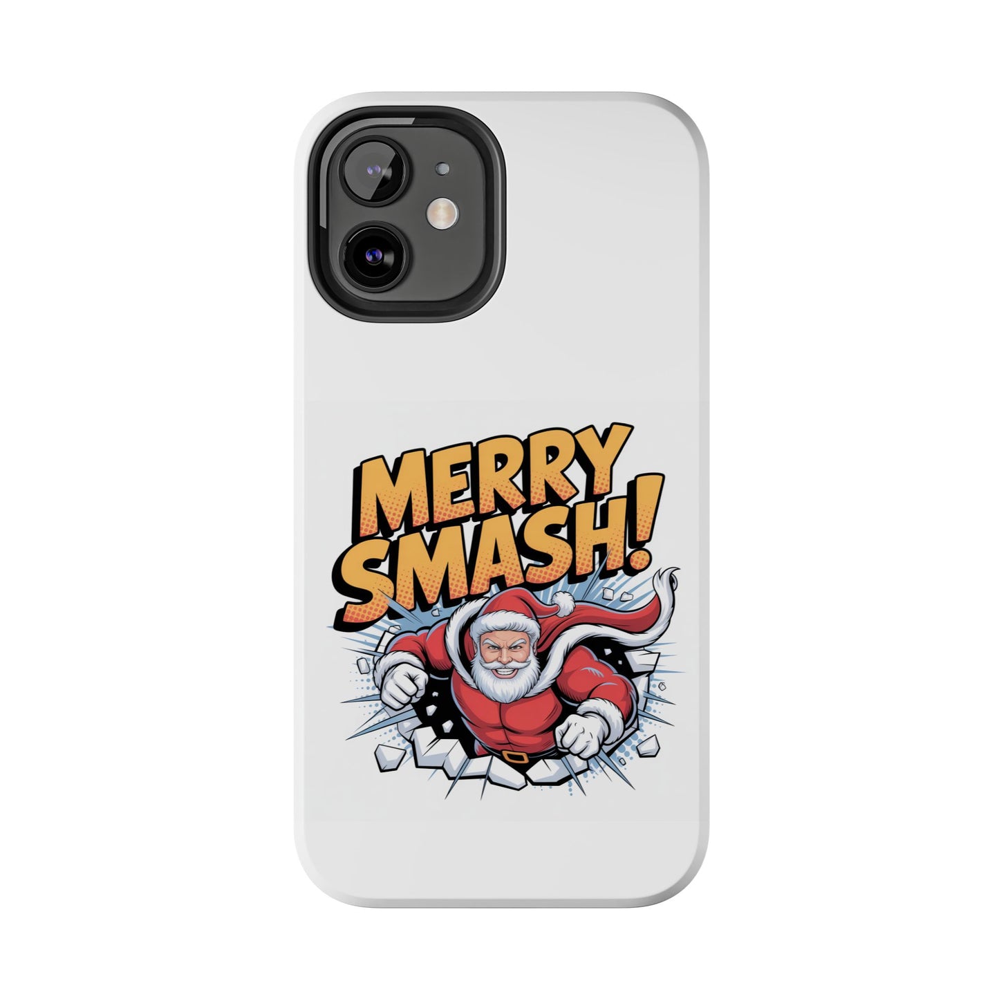 Santa Merry Smash Phone Case