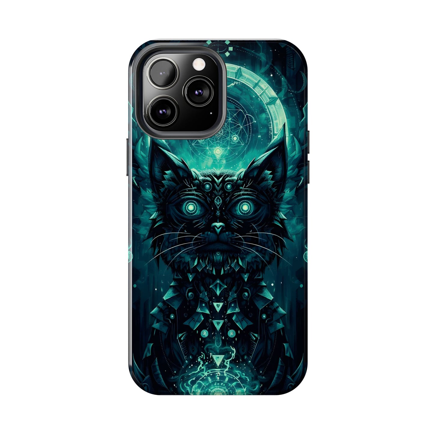 Mystical Dark Cat Phone Case - Tough Protective Cover for Cat Lovers - for iPhone