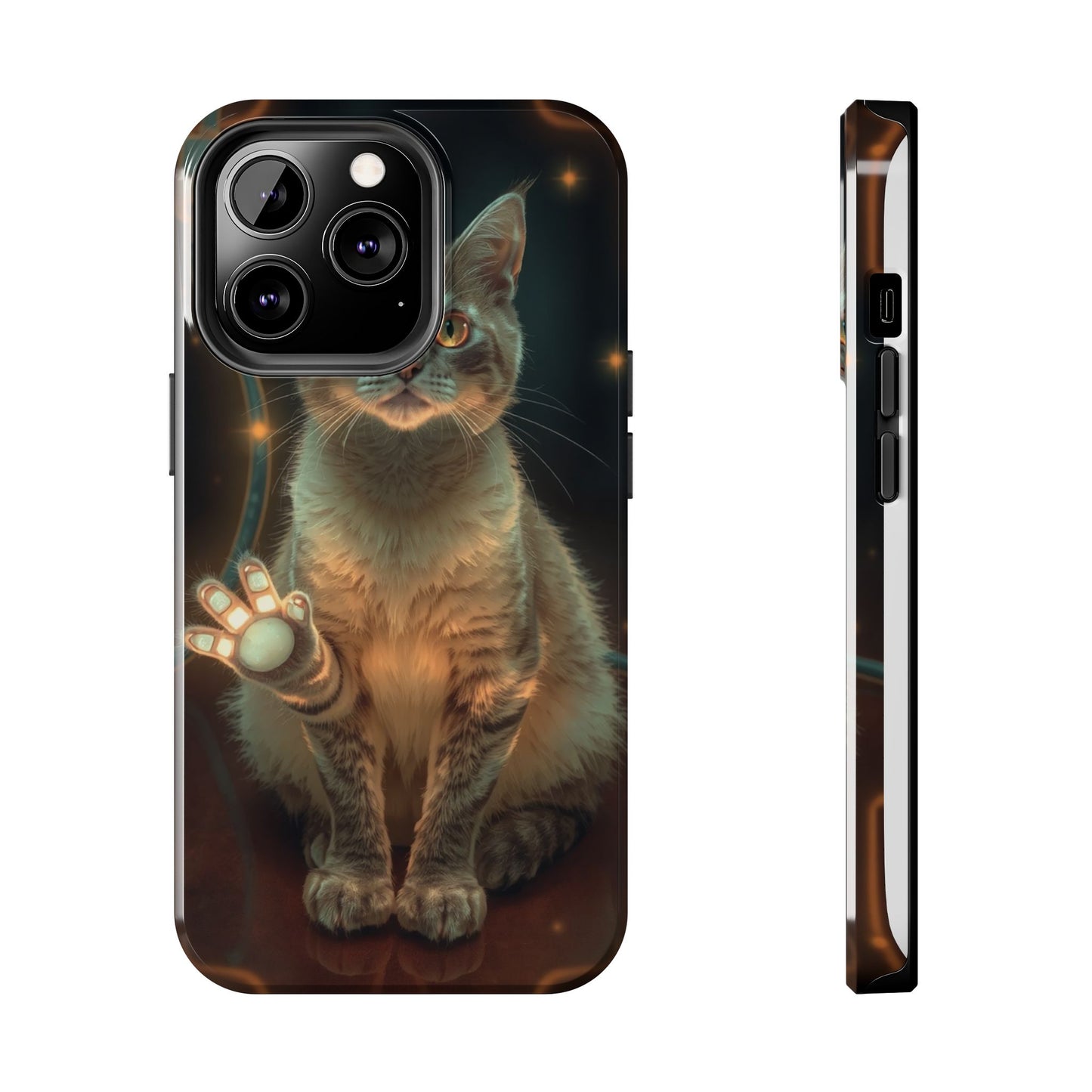 Whimsical Cat Phone Case | Tough Phone Cases for Cat Lovers, Pet Accessories, Gift for Cat Owners, Cute Phone Cover, Personalized Tech
