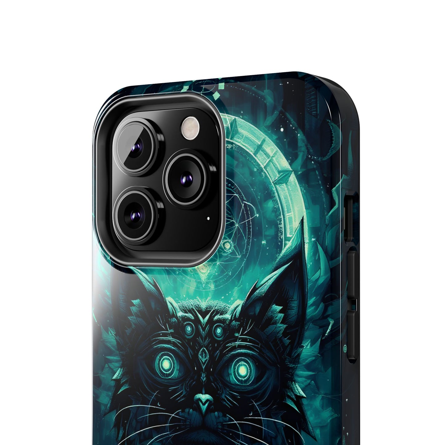 Mystical Dark Cat Phone Case - Tough Protective Cover for Cat Lovers - for iPhone