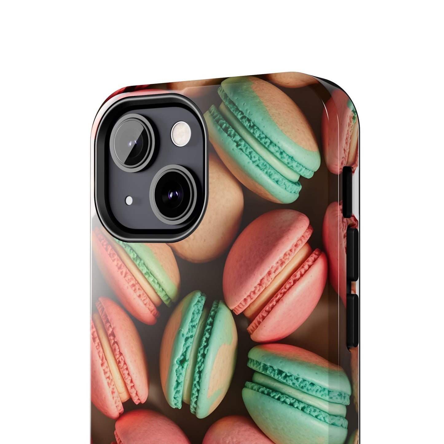 Colorful Tasty Macarons Tough Phone Case - Durable Protection with Sweet Aesthetic - for iPhone