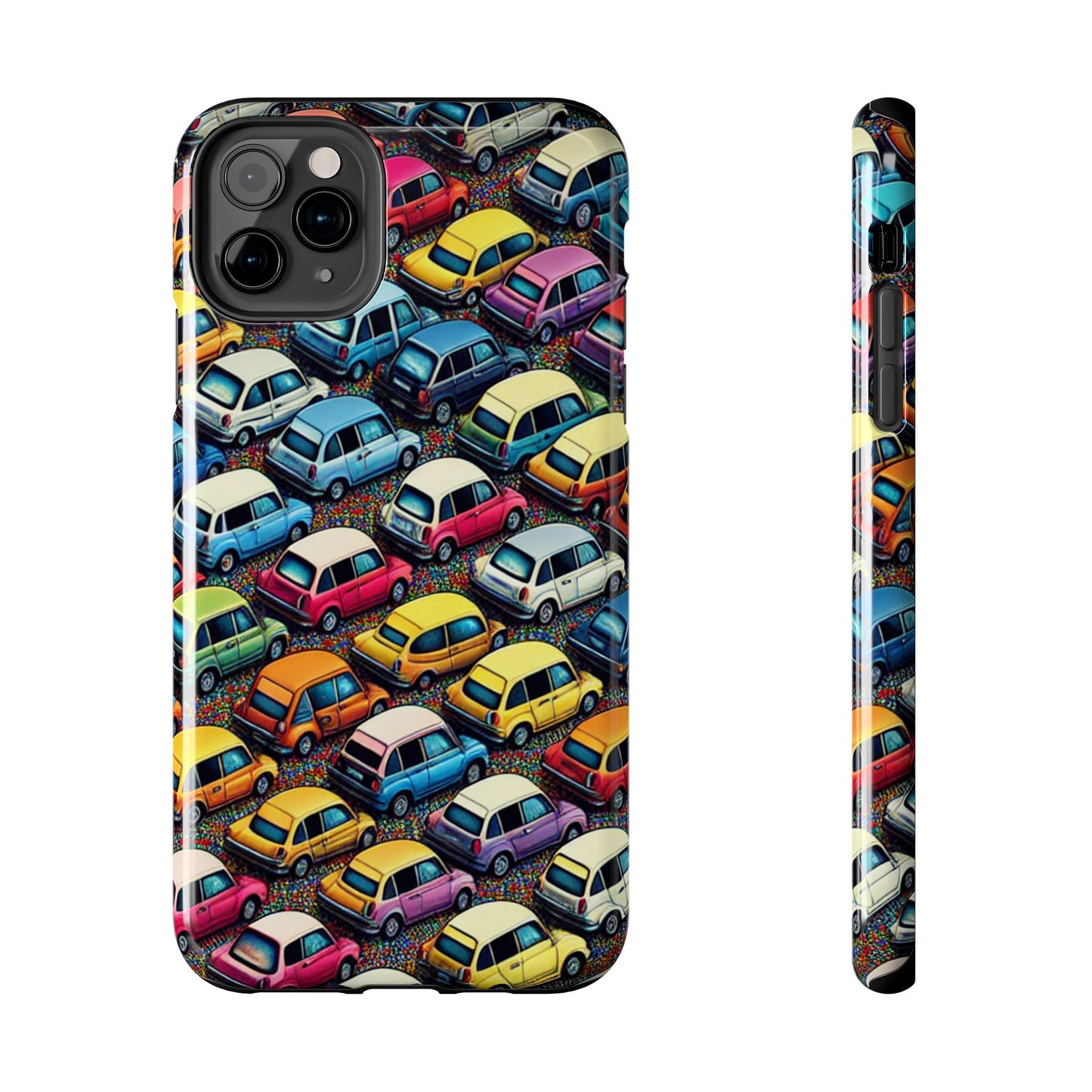 Car Phone Case - City Traffic Pattern Design - for iPhone
