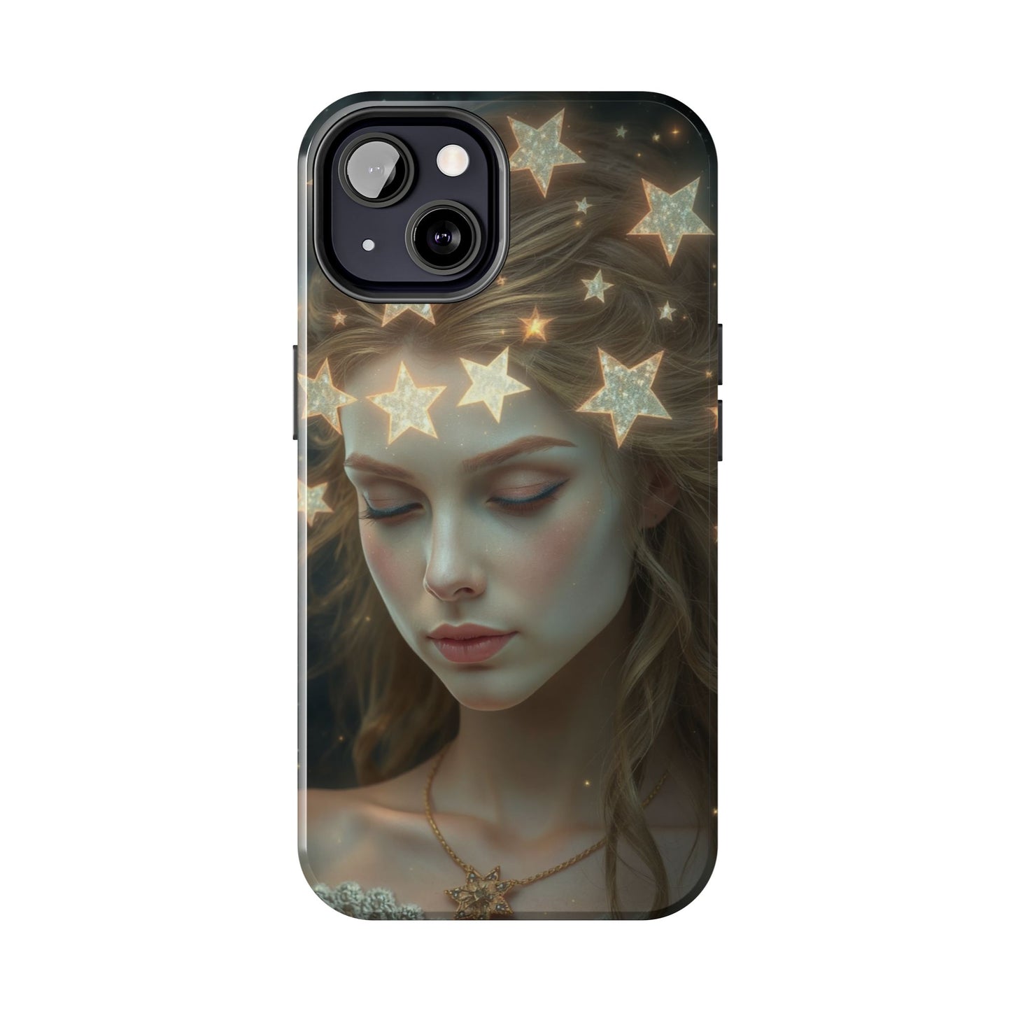 Celestial Dream Tough Phone Case - Artistic Starry Design for Style Enthusiasts