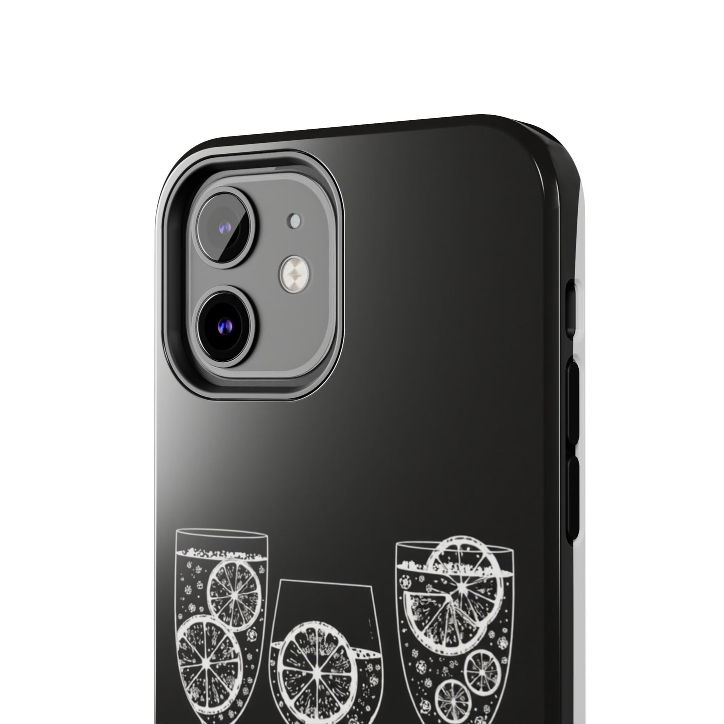 Stylish Tough Phone Cases with Citrus Glass Design, Protective Cases for Parties, Summer Events, and Everyday Use