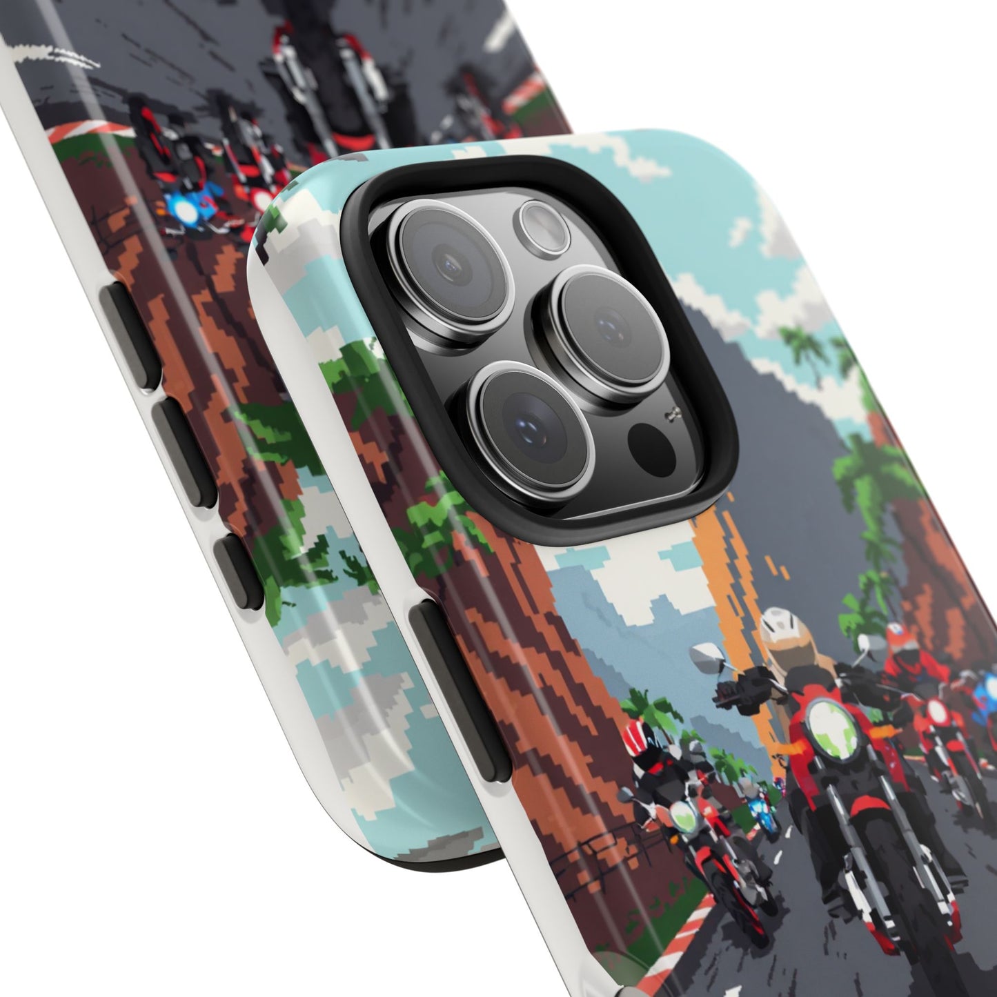 Retro Biker Tough Phone Case - Perfect for Motorcycle Lovers