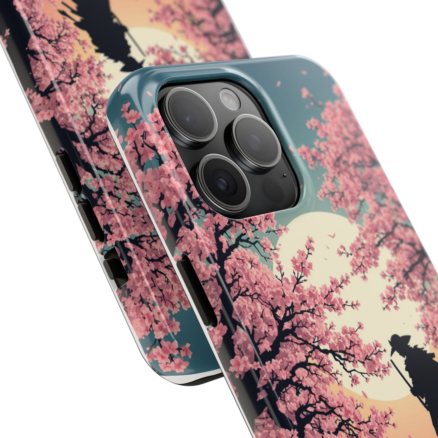 Cherry Blossom Samurai Tough Phone Case