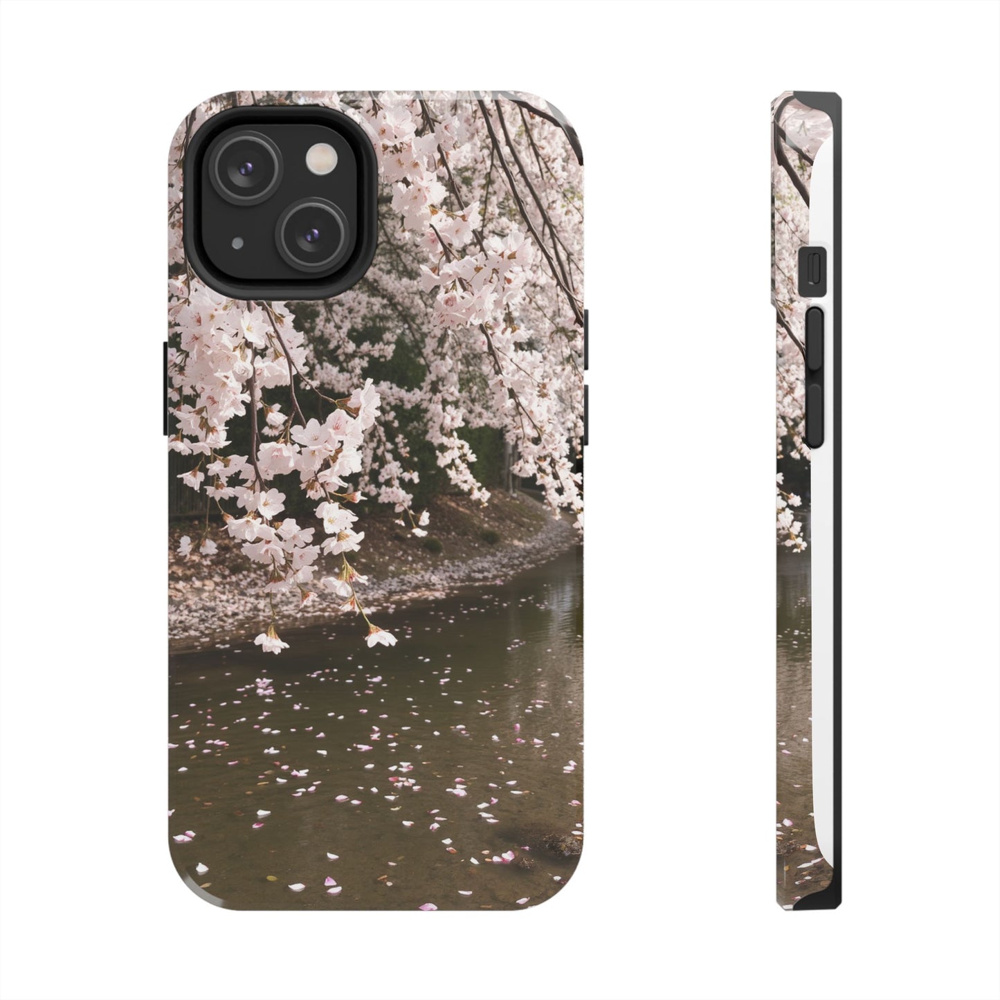 Cherry Blossom Tough Phone Cases - Durable Protection with Floral Serenity