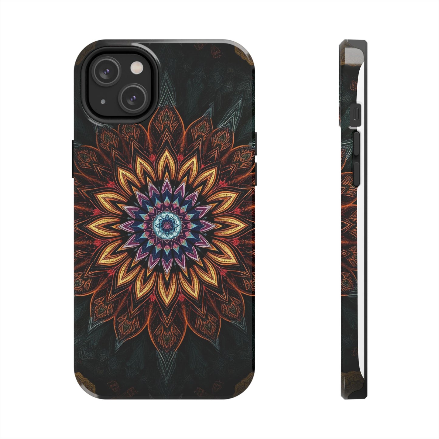 Mystic Mandala Tough Phone Case - Durable Protection with Artistic Design - for iPhone