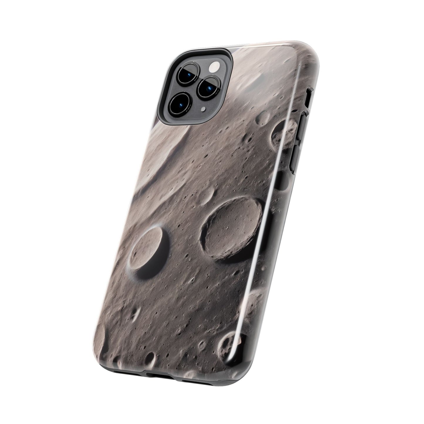 Celestial Moon Surface Tough Phone Case | Durable Space-Themed Design - for iPhone
