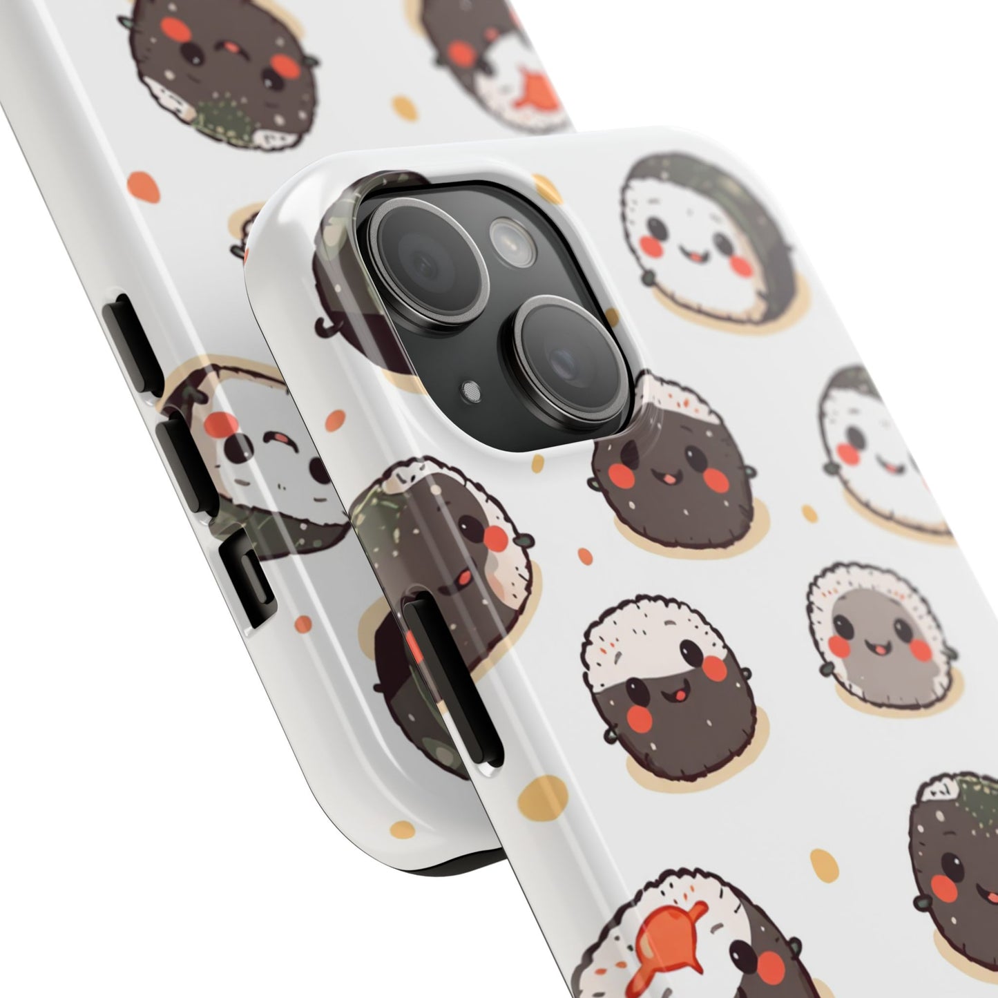 Cute Sushi Tough Phone Case - Kawaii Design for Food Lovers