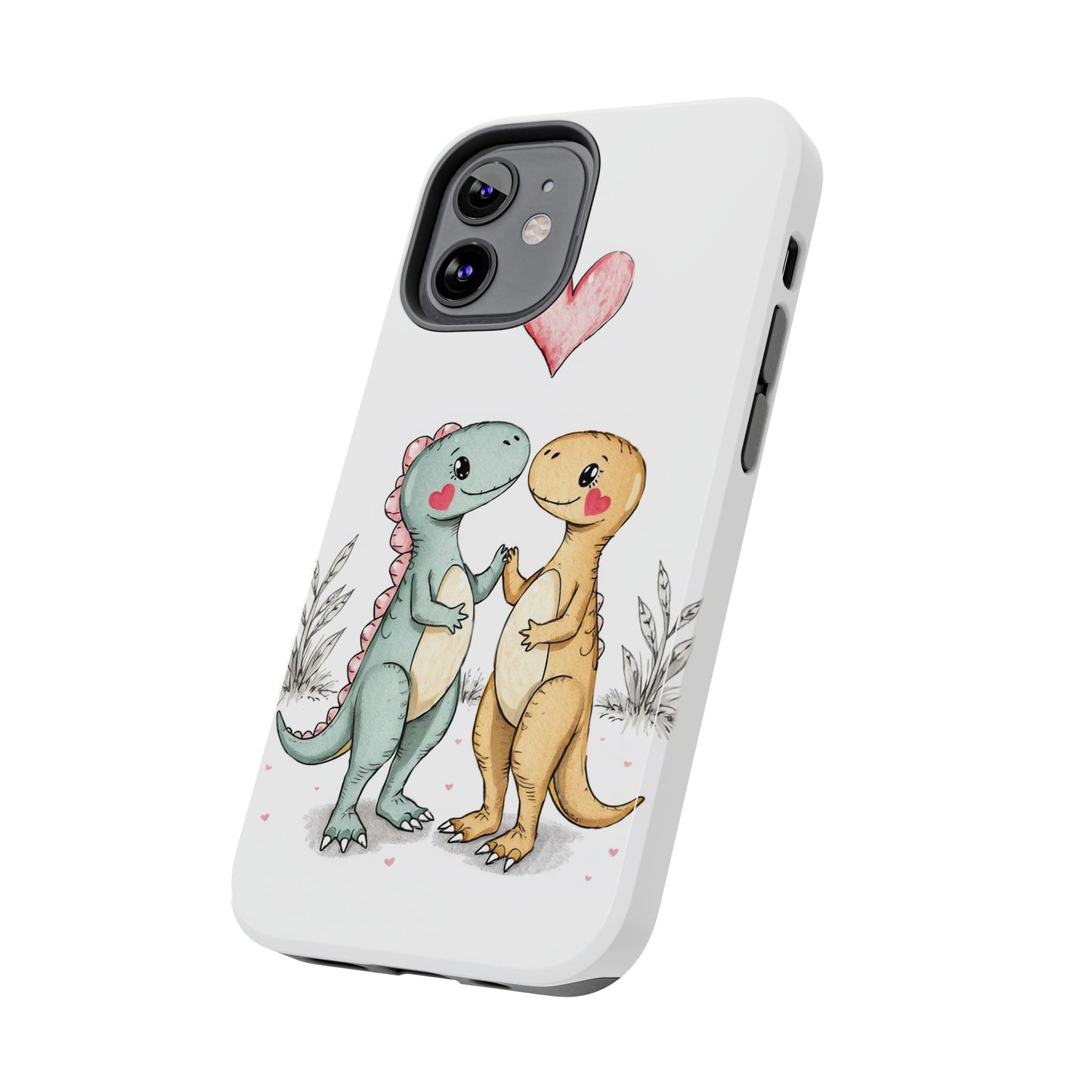 Dino Couples - Tough Phone Case for iPhone