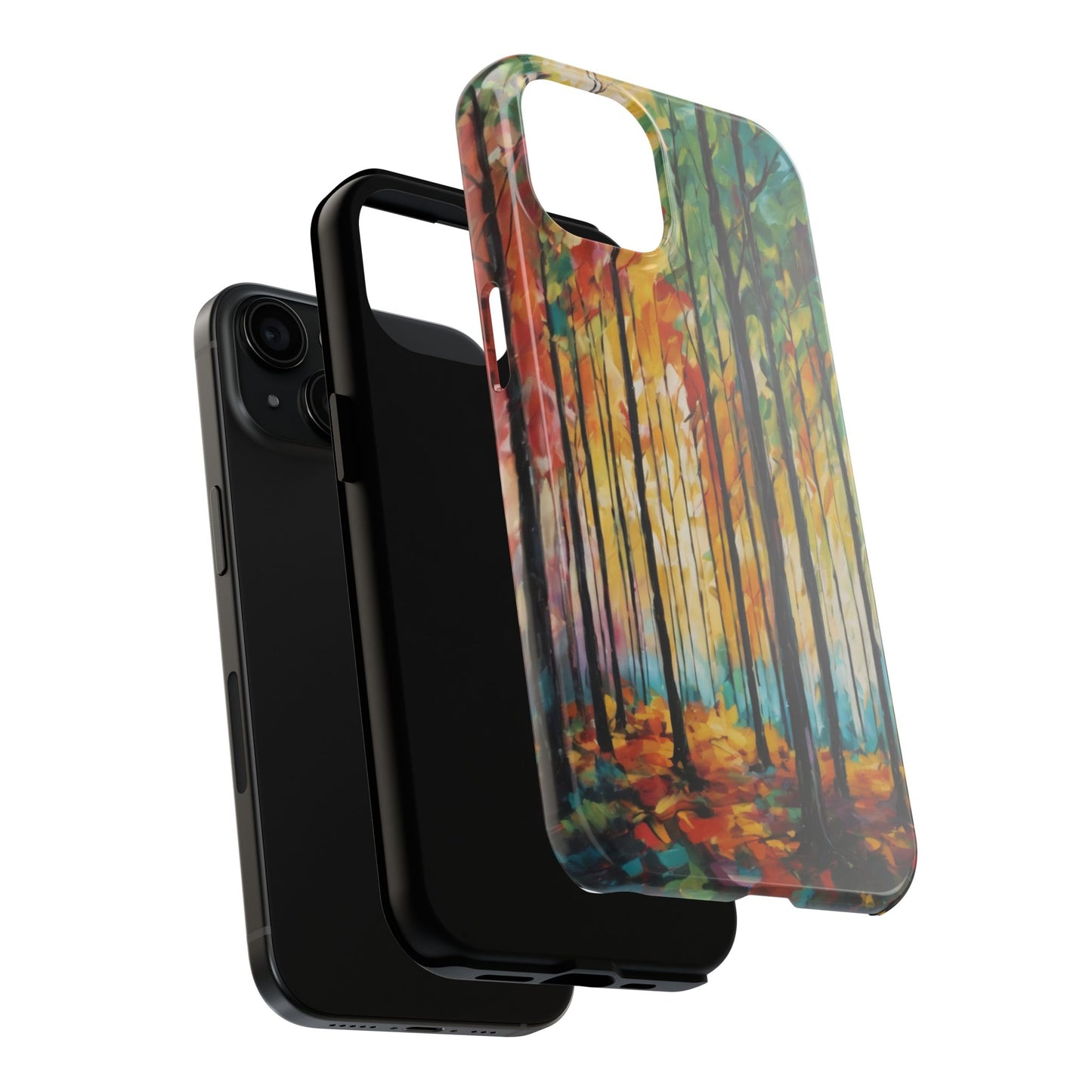 Autumn Forest Tough Phone Case - Colorful Nature Design - for iPhone