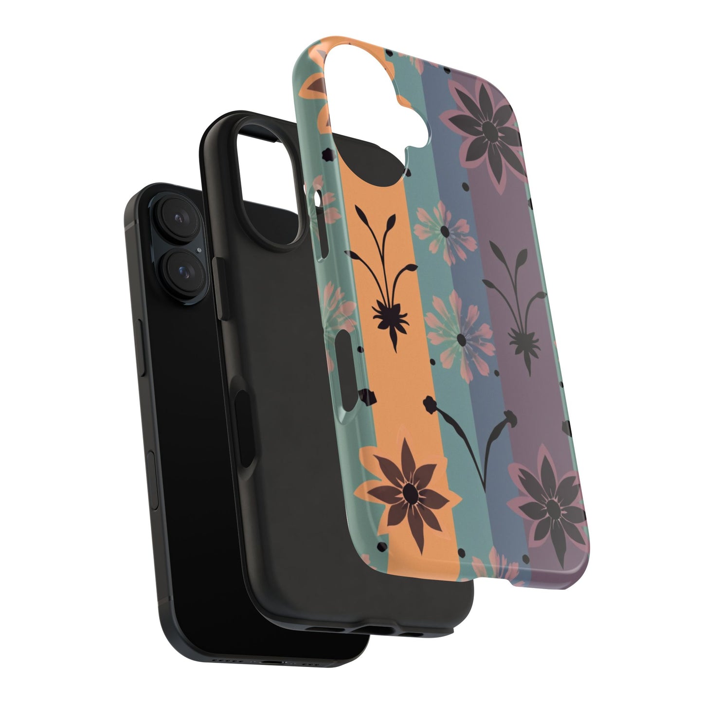 Boho Floral Tough Phone Cases - Durable & Stylish Protection - for iPhone