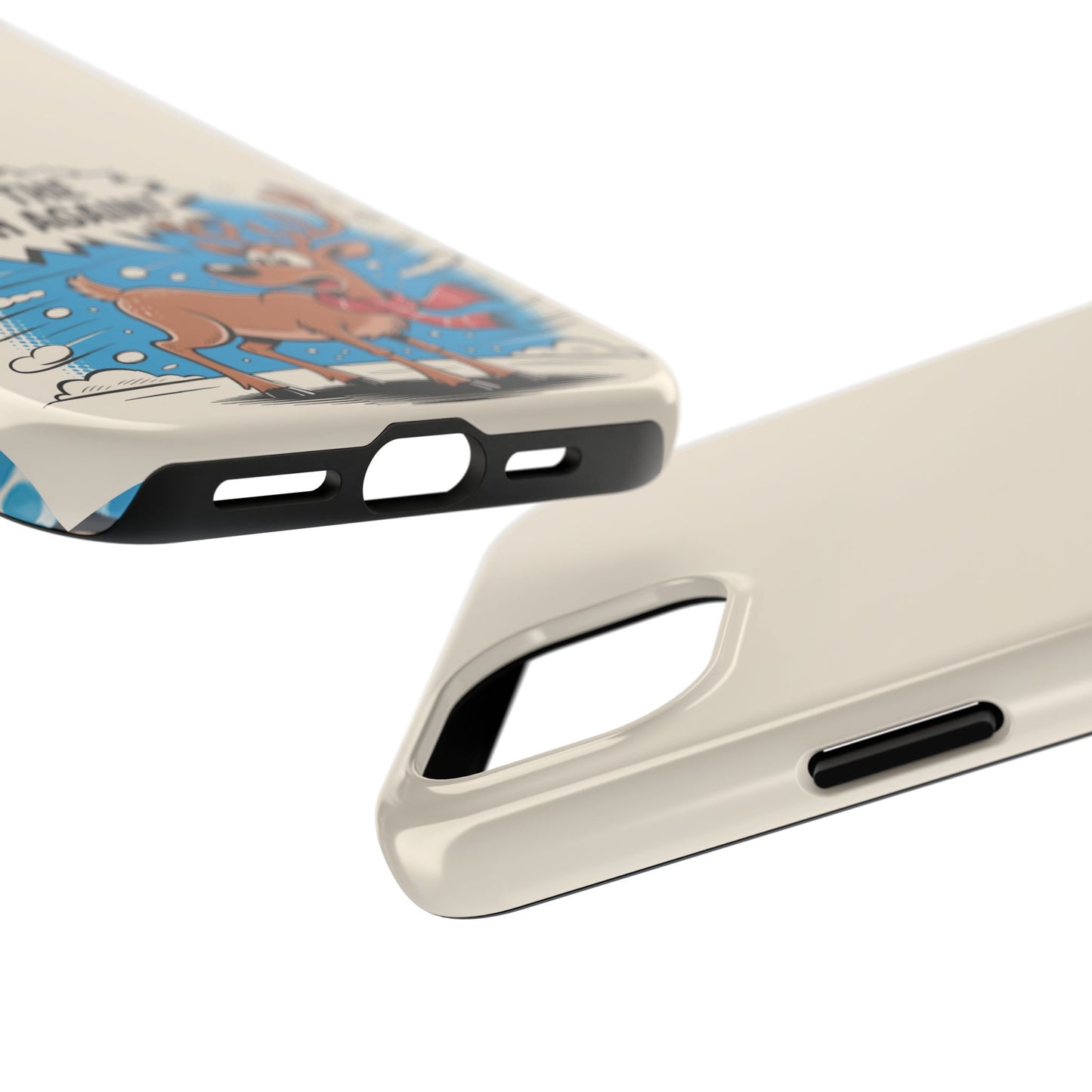 Festive Phone Case: "I Lost the Sleigh Again!" for iPhone