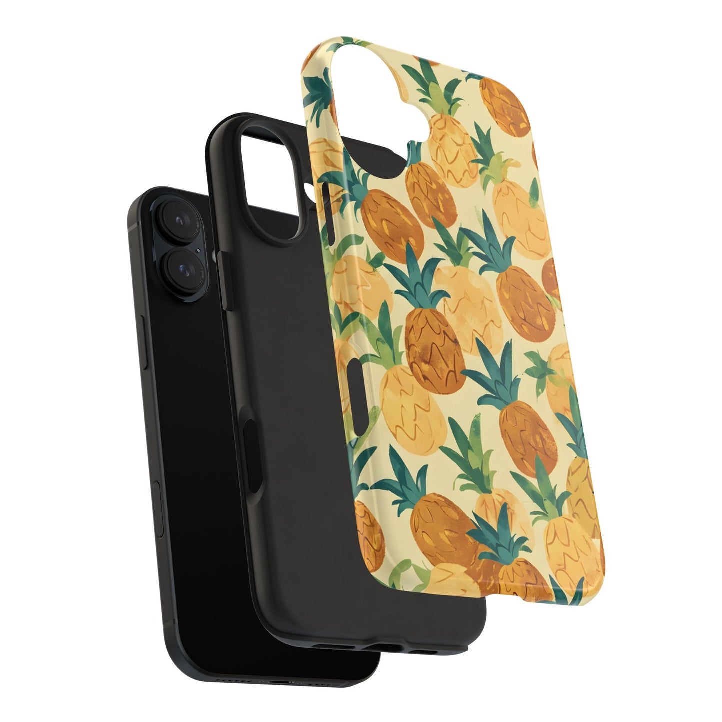 Pineapple Paradise Tough Phone Case - Durable and Stylish for Summer Vibes - for iPhone
