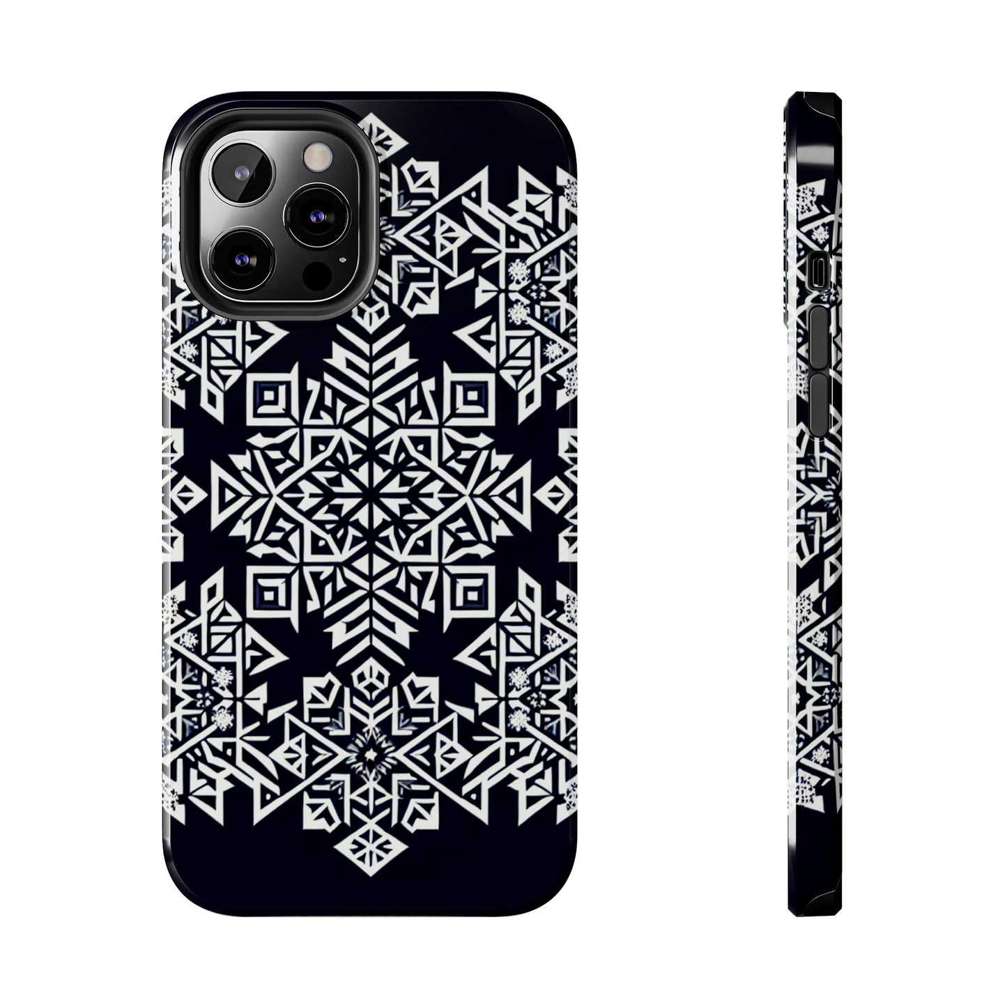Winter Wonderland Tough Phone Case - Digital Snowflake - for iPhone