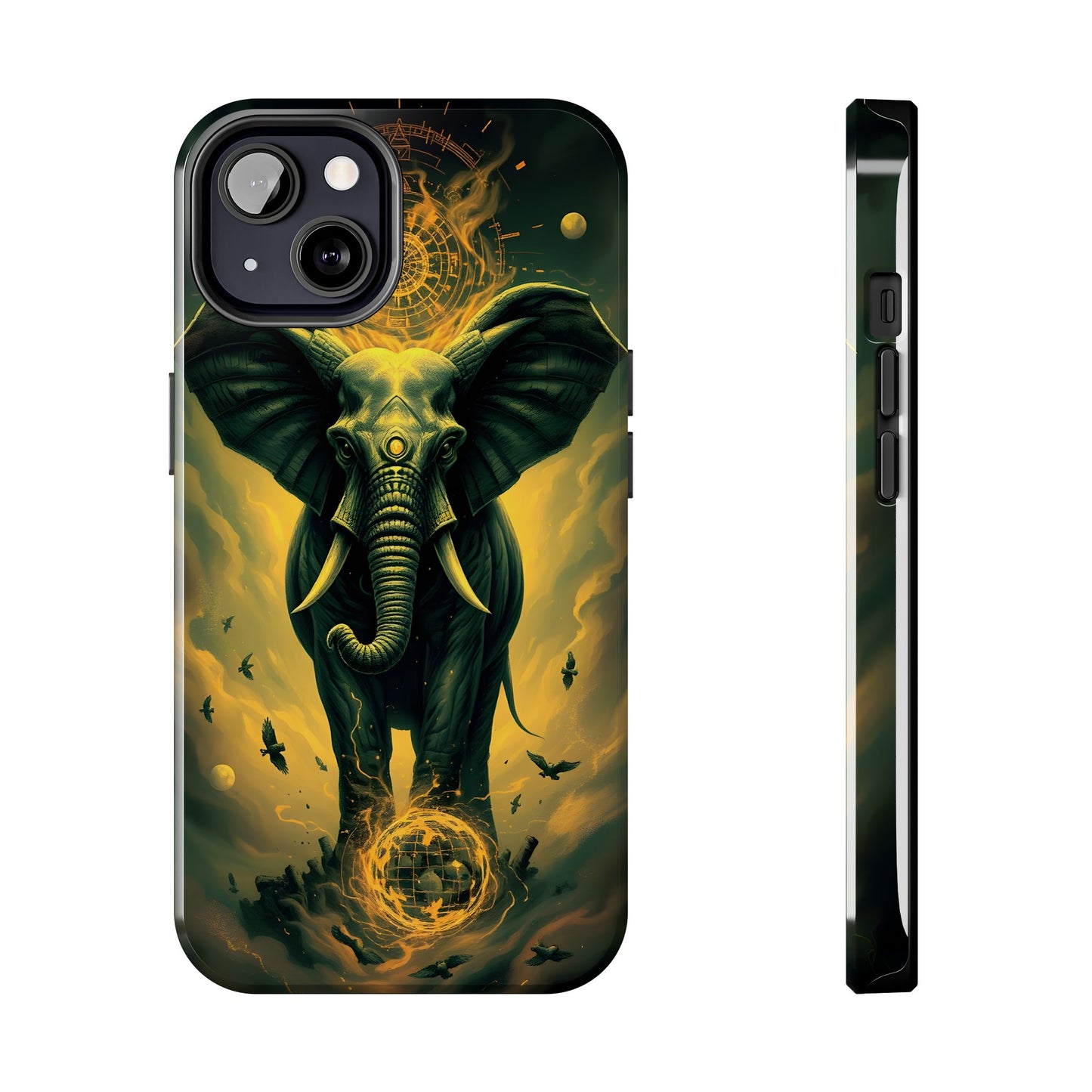 Majestic Elephant Clouds Tough Phone Case - Durable Protection with Bold Design - for iPhone