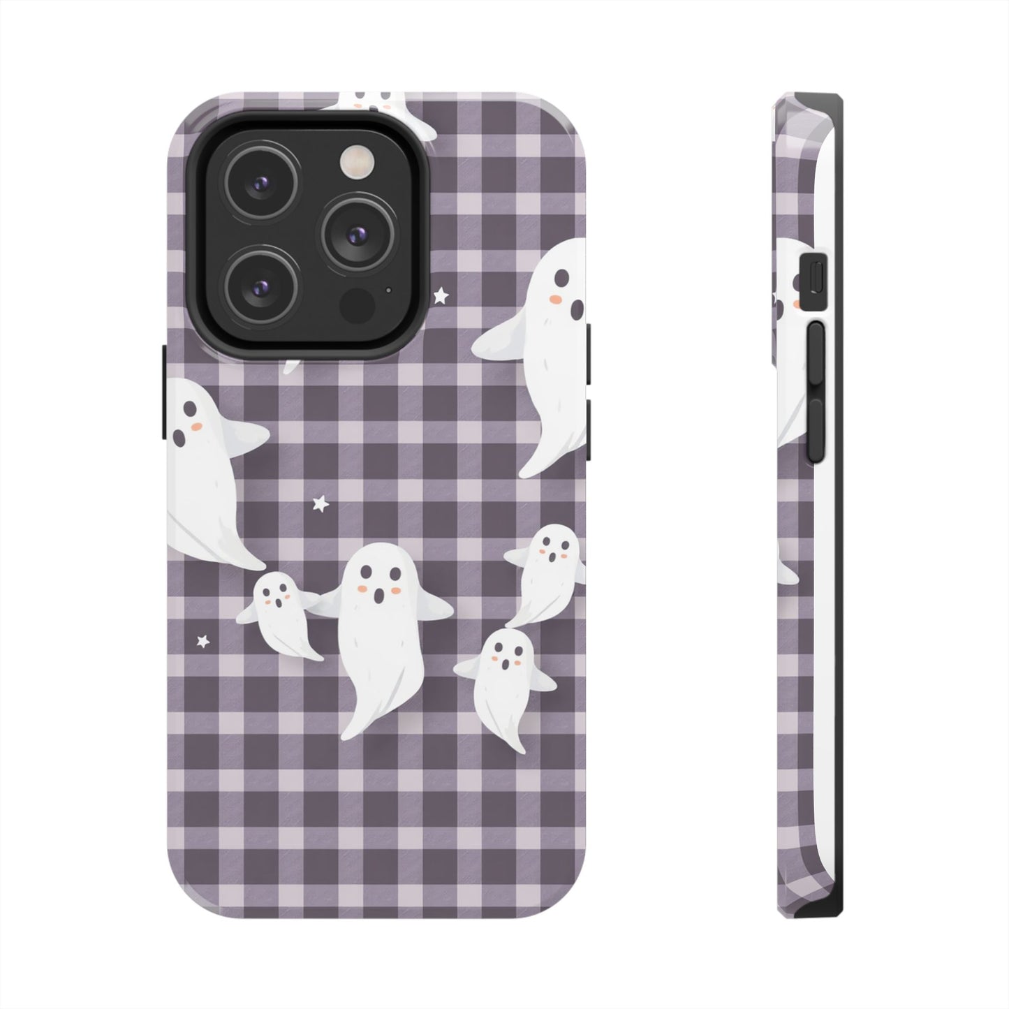 Cute Ghosts Tough Phone Case - Whimsical Halloween Design for Spooky Vibes