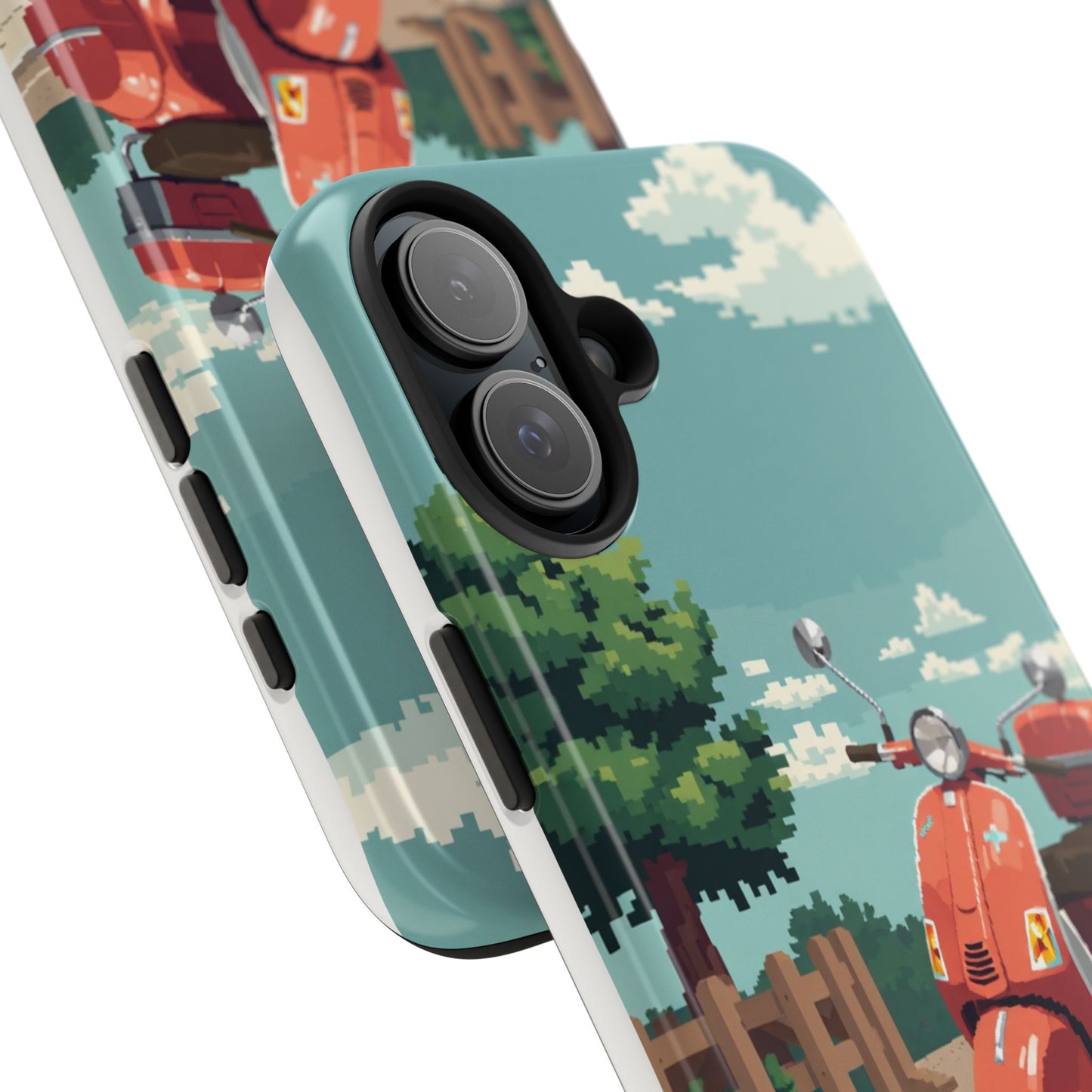 Retro Scooter Phone Case - Tough & Stylish Protection