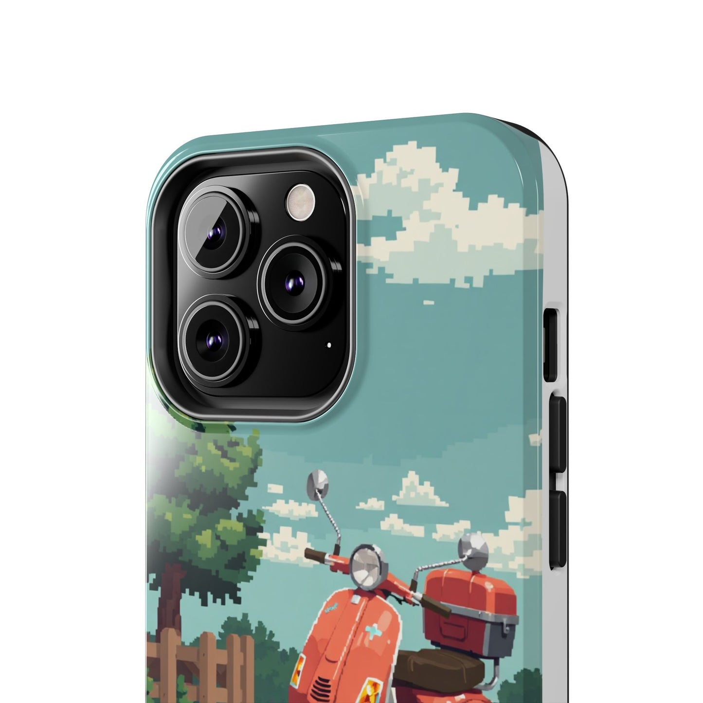 Retro Scooter Phone Case - Tough & Stylish Protection