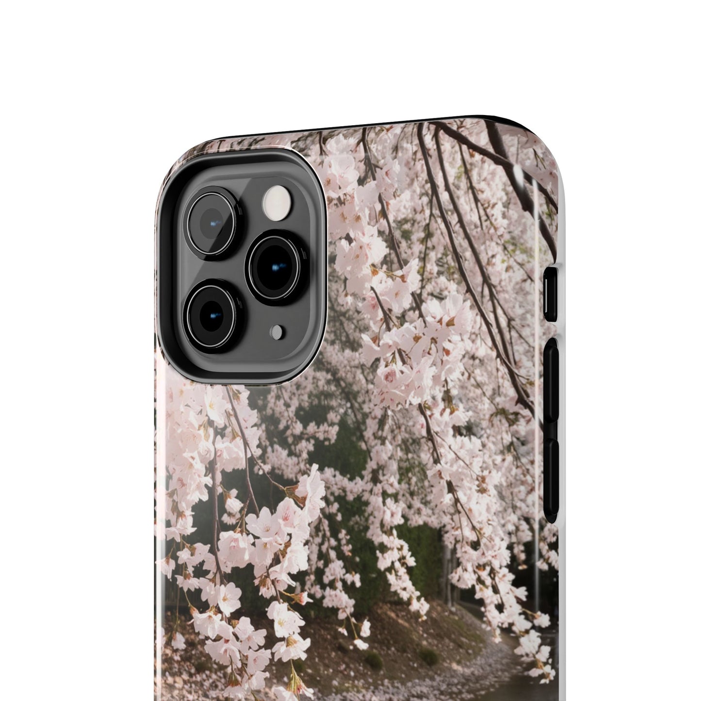 Cherry Blossom Tough Phone Cases - Durable Protection with Floral Serenity