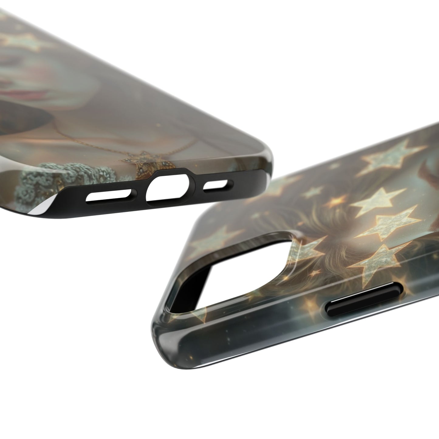 Celestial Dream Tough Phone Case - Artistic Starry Design for Style Enthusiasts