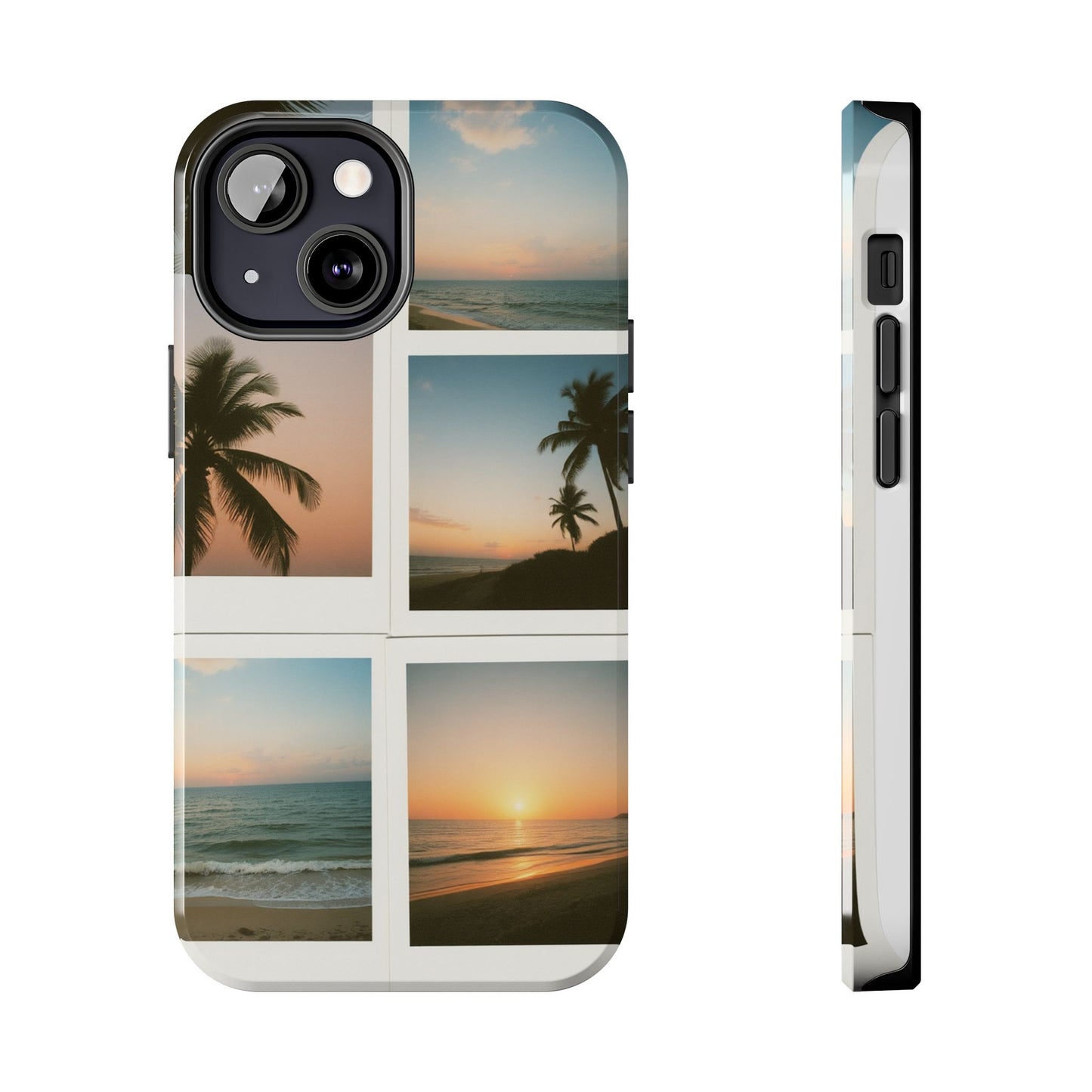 Tropical Sunset Tough Phone Case - Beach Vibes for Summer Adventures