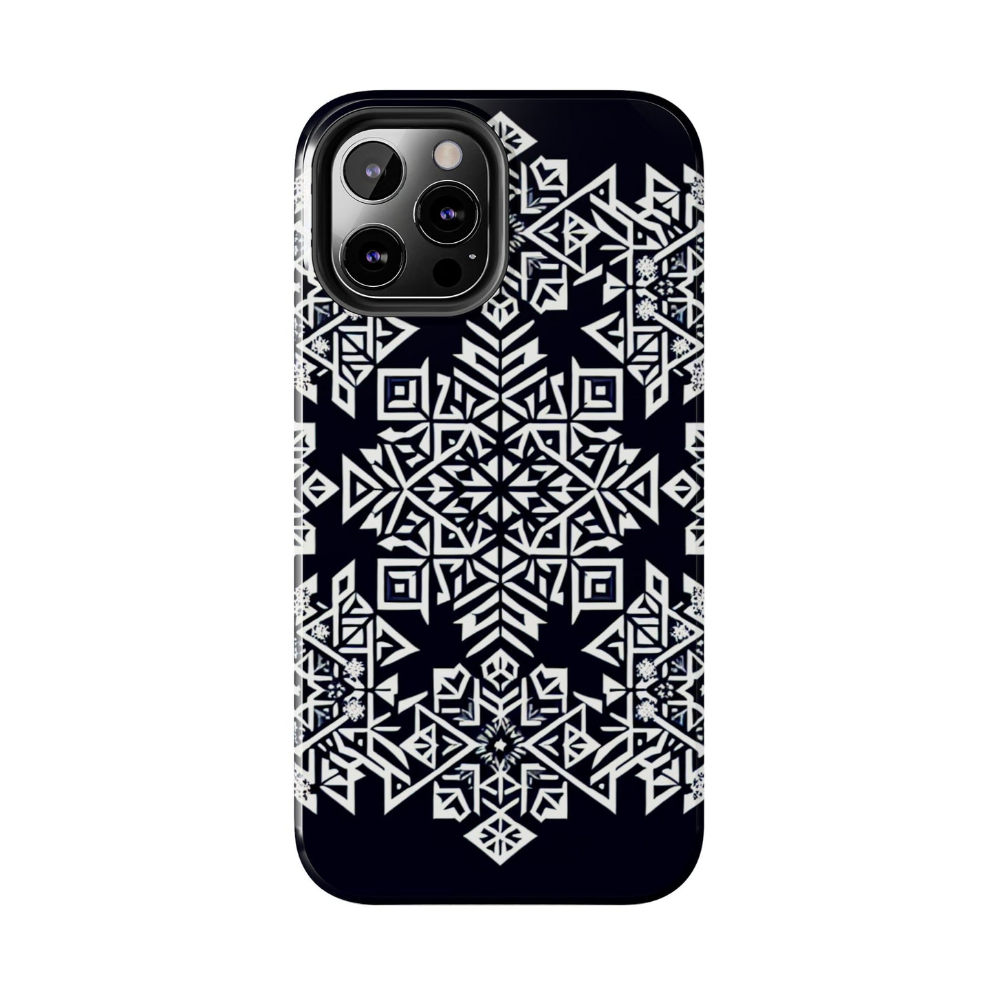 Winter Wonderland Tough Phone Case - Digital Snowflake - for iPhone