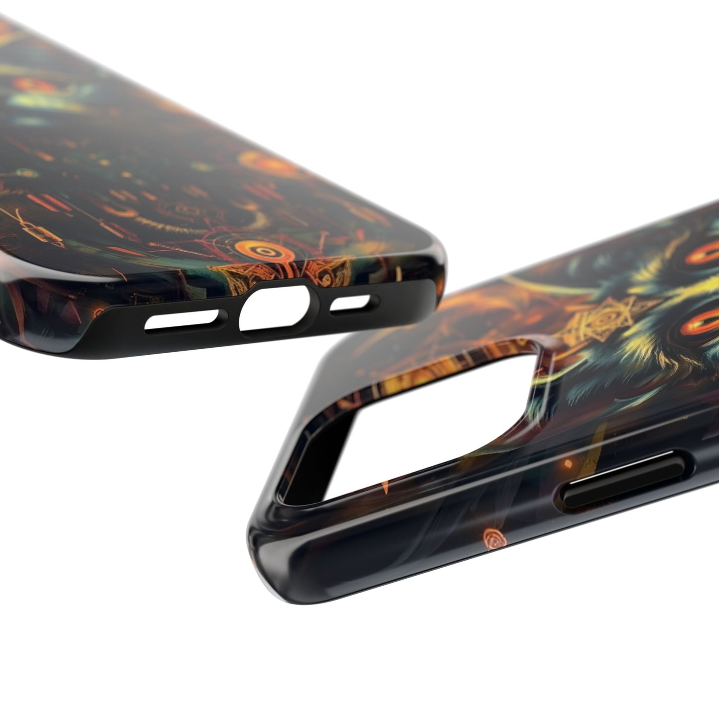 Mystical Cat Queen Tough Phone Case – Unique Protection for Cat Lovers - for iPhone