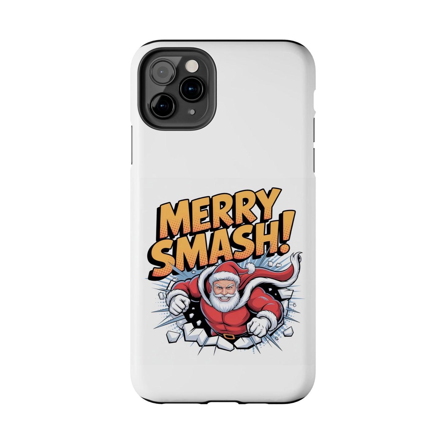 Santa Merry Smash Phone Case