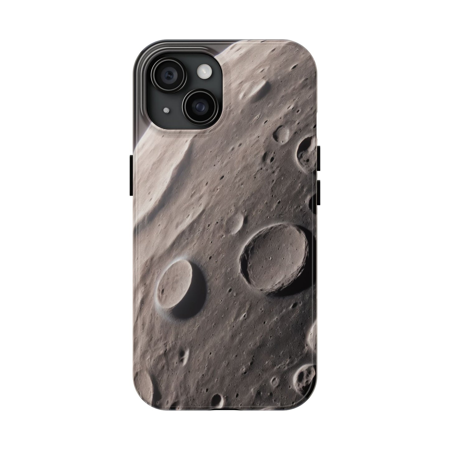 Celestial Moon Surface Tough Phone Case | Durable Space-Themed Design - for iPhone