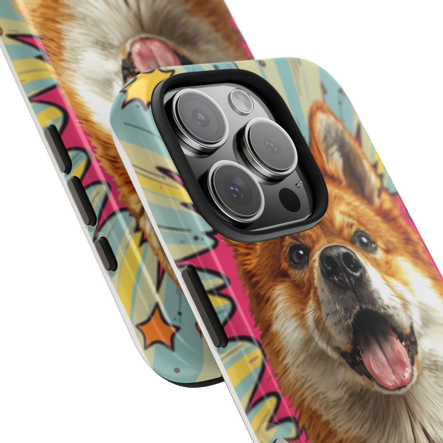 Playful Dog Tough Phone Case - Durable & Stylish Pet Lover Gift