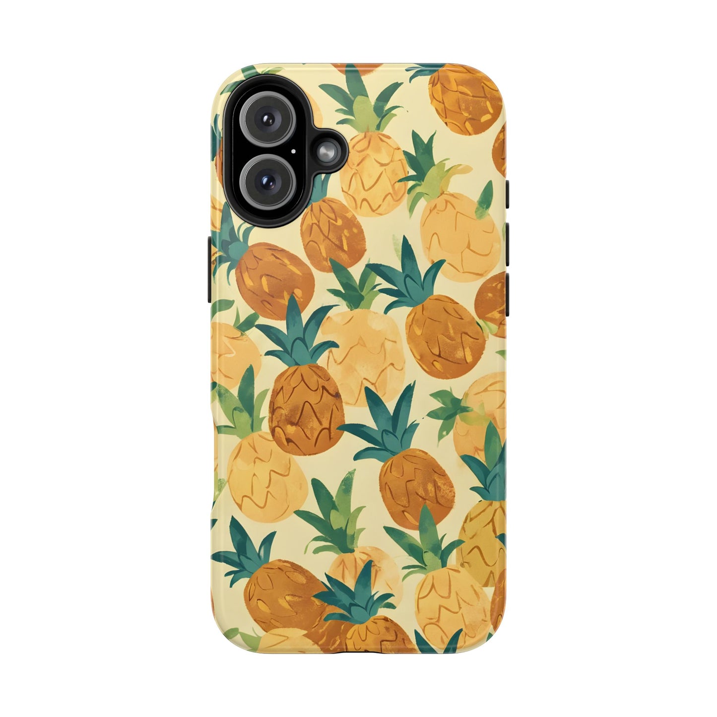 Pineapple Paradise Tough Phone Case - Durable and Stylish for Summer Vibes - for iPhone