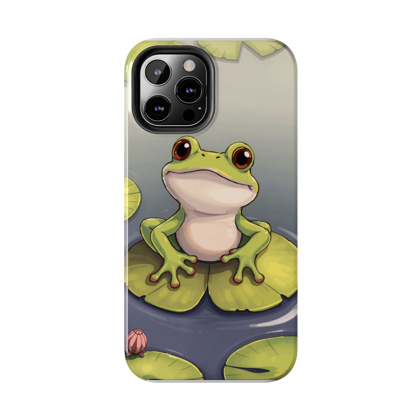 Cute Frog Tough Phone Case - Durable Protection with Nature Vibe