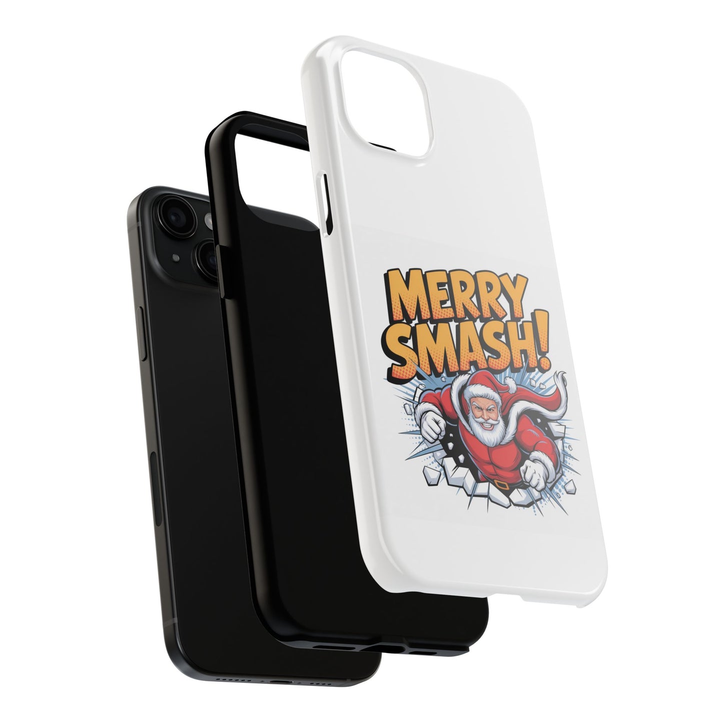 Santa Merry Smash Phone Case