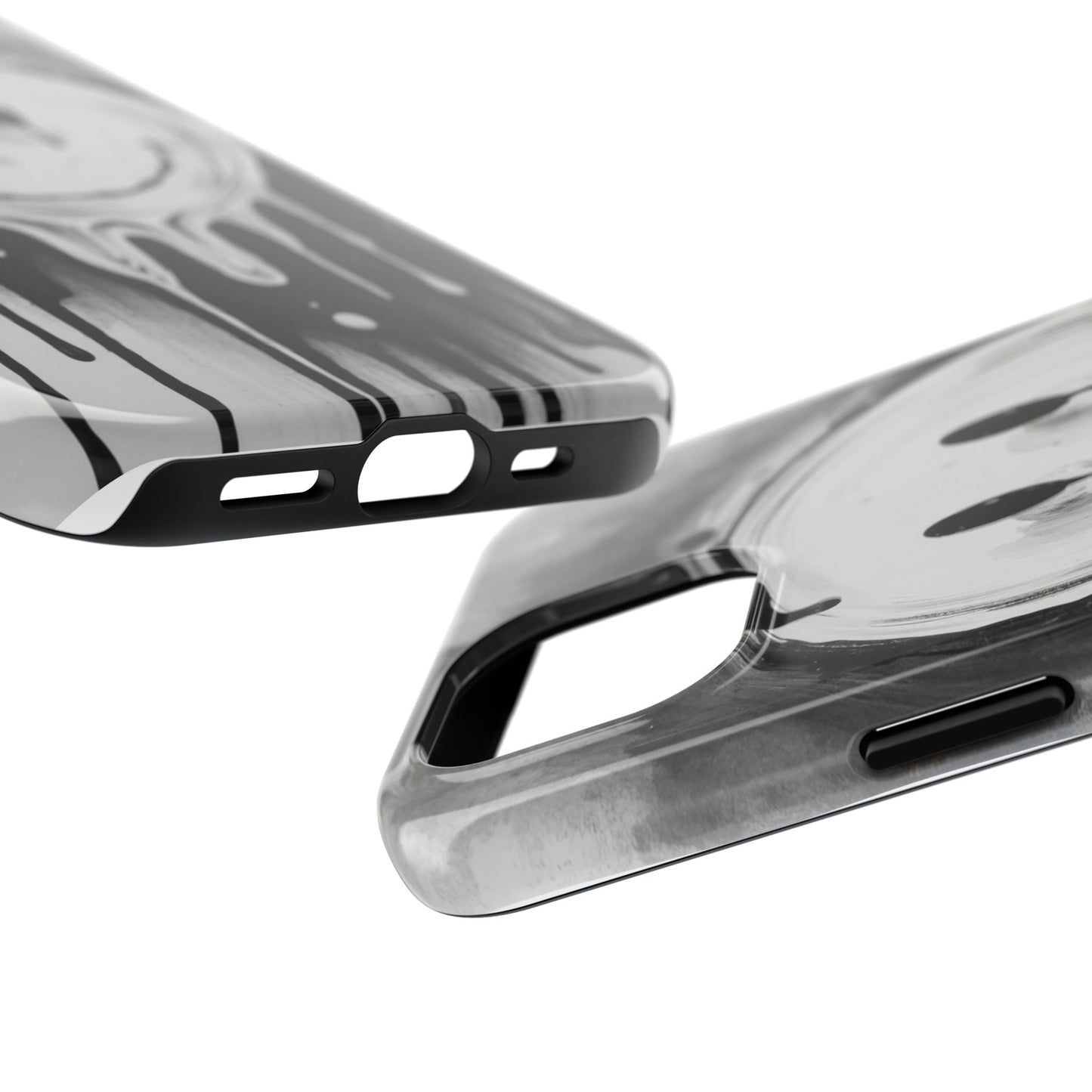 Dripping Smiley Tough Phone Case - Stylish & Durable Protection