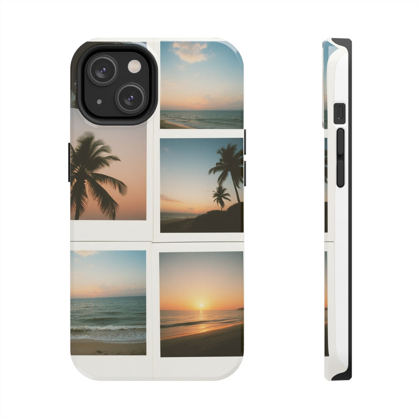 Tropical Sunset Tough Phone Case - Beach Vibes for Summer Adventures