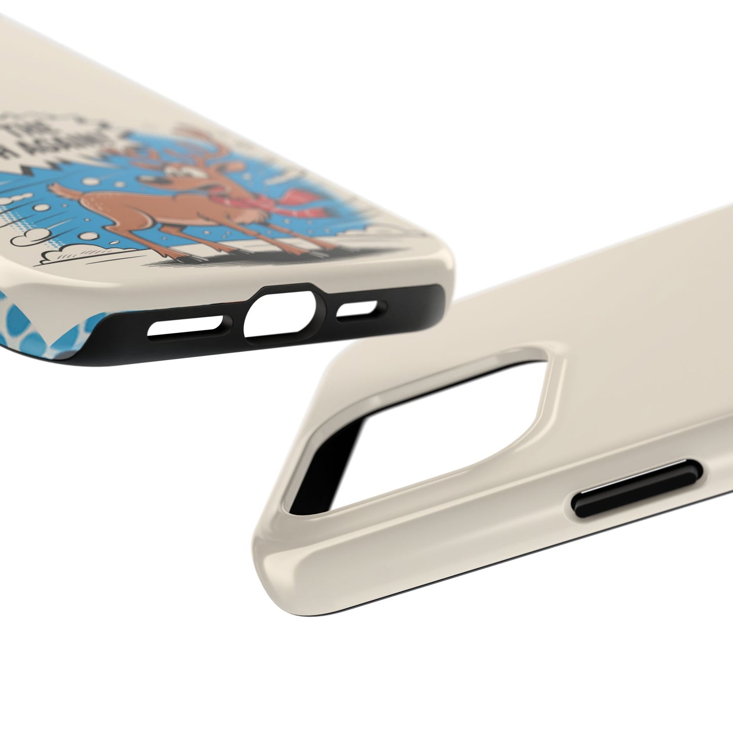 Festive Phone Case: "I Lost the Sleigh Again!" for iPhone