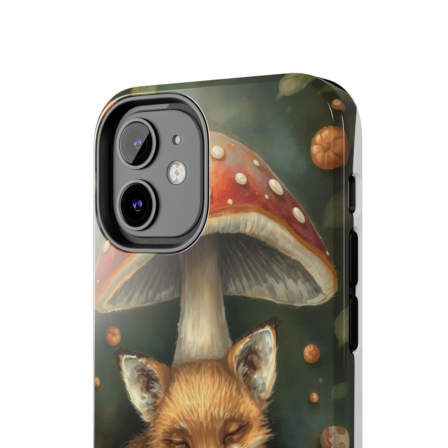 Cute Fox & Mushroom Phone Case - Tough Protective Cover