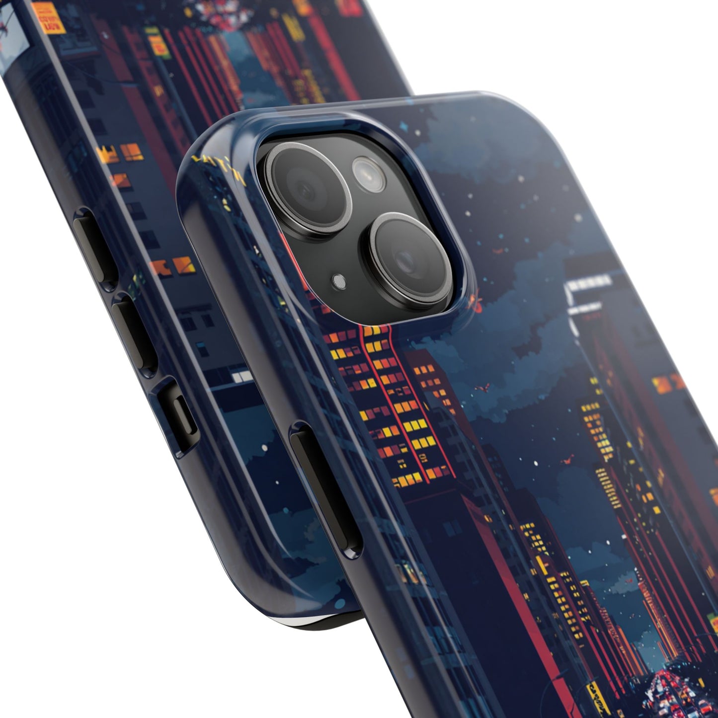 Urban Nightlife Tough Phone Case - Durable & Stylish Protection