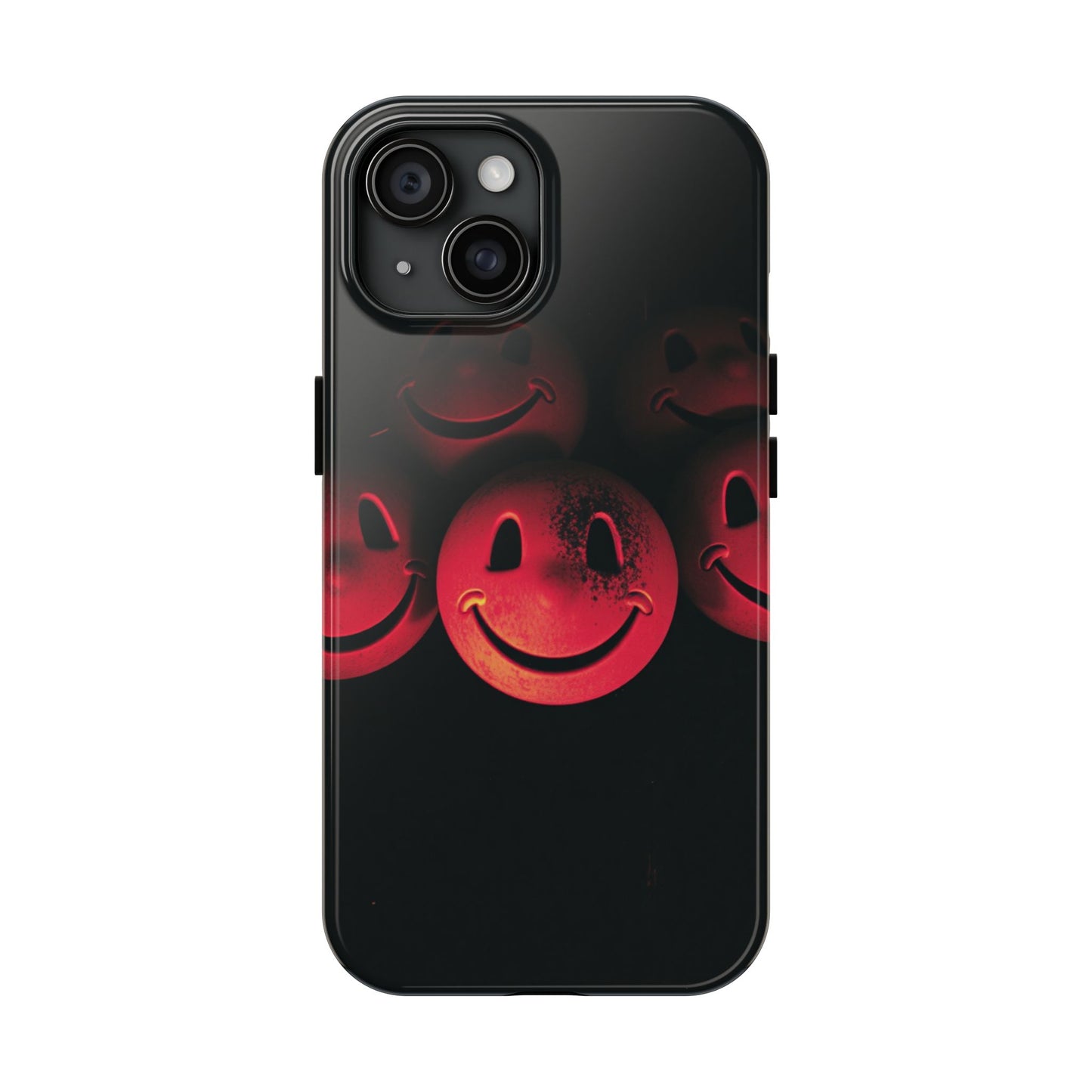 Smiley Face Tough Phone Case - Durable Protection with Fun Design