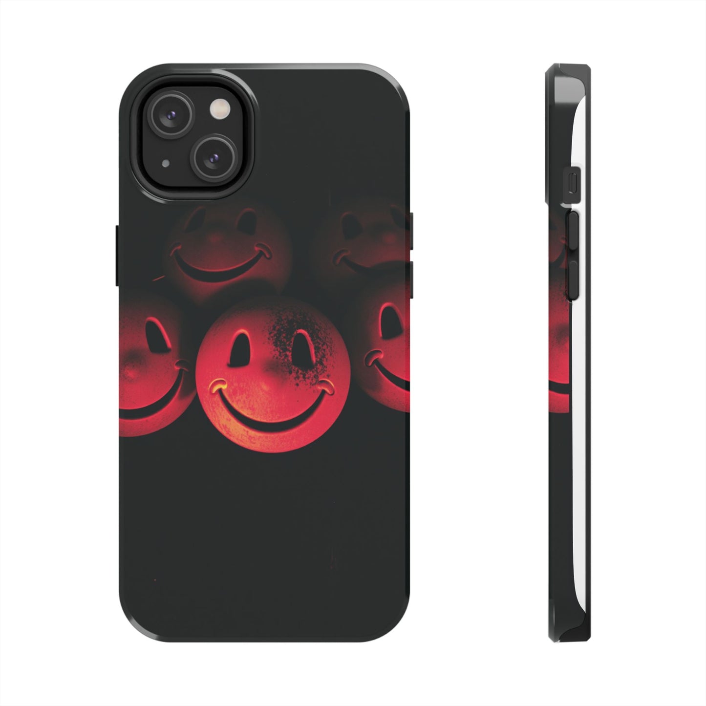 Smiley Face Tough Phone Case - Durable Protection with Fun Design