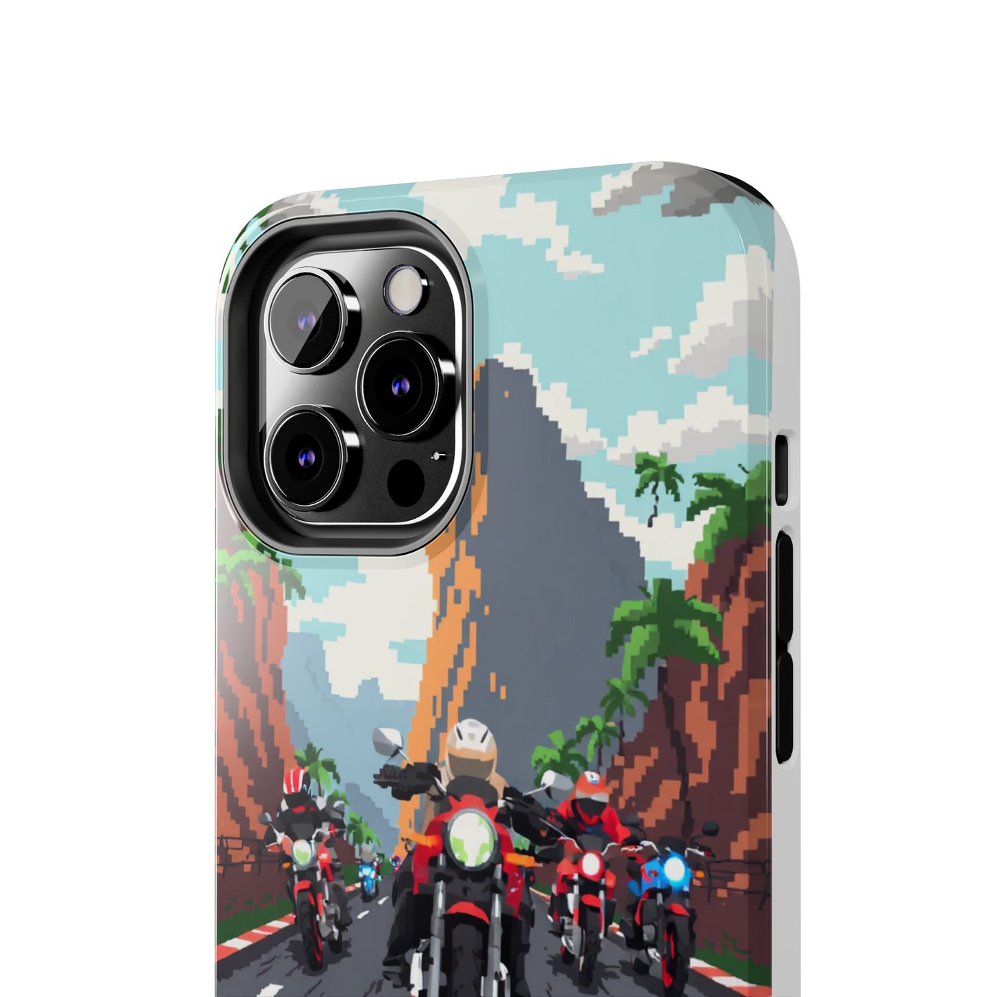 Retro Biker Tough Phone Case - Perfect for Motorcycle Lovers
