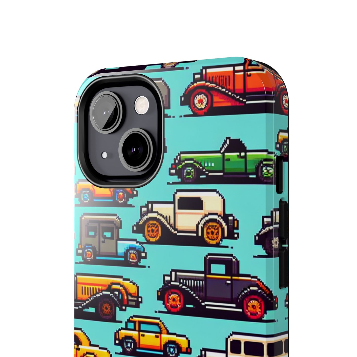 Retro Car Pixel Art Tough Phone Case - Durable & Stylish Protection - for iPhone
