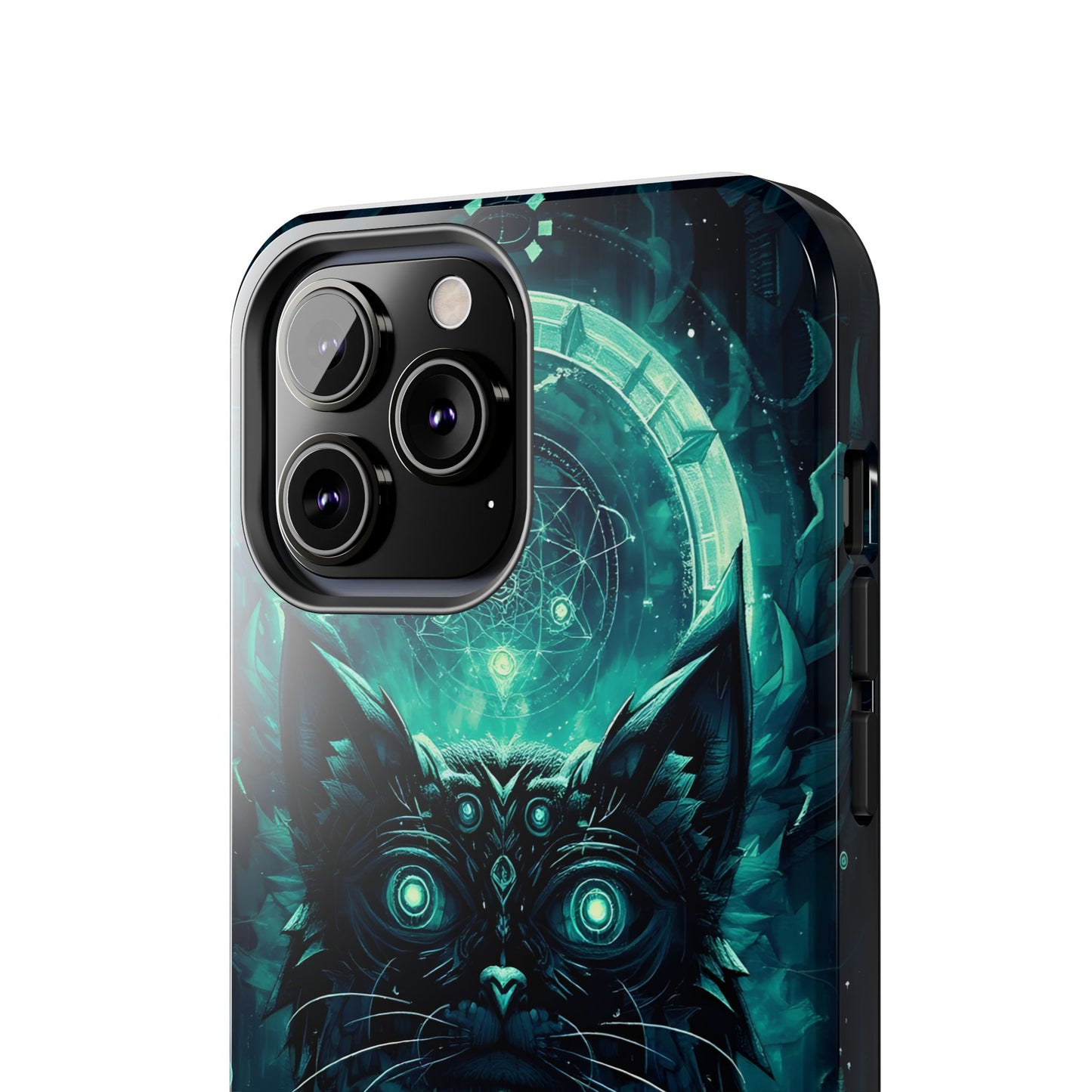 Mystical Dark Cat Phone Case - Tough Protective Cover for Cat Lovers - for iPhone